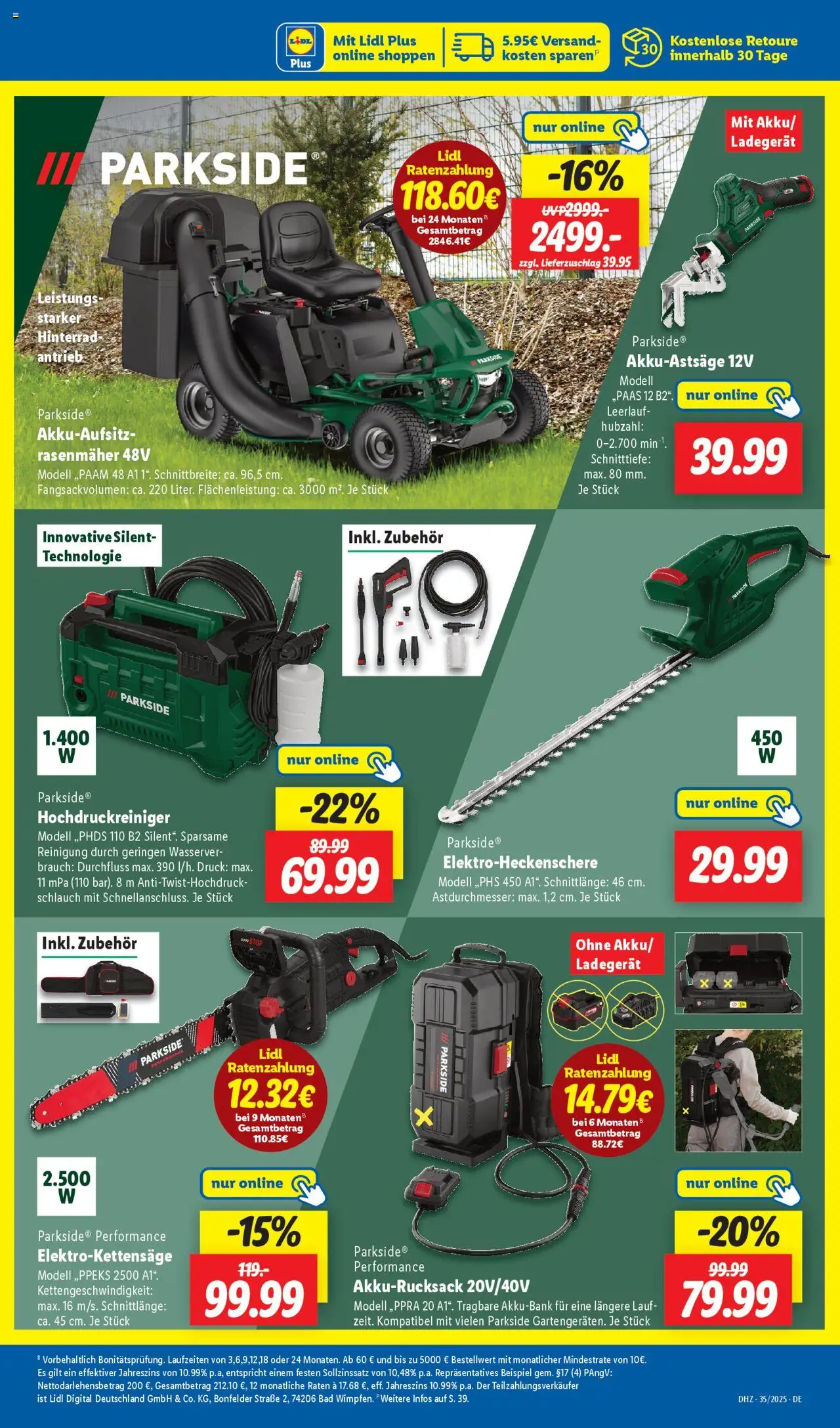 Lidl Prospekt Holzminden	 - gültig ab dem 25.08.2025 | Seite: 31 | Produkte: Rasenmäher, Bad, Hochdruckreiniger, Ladegerät