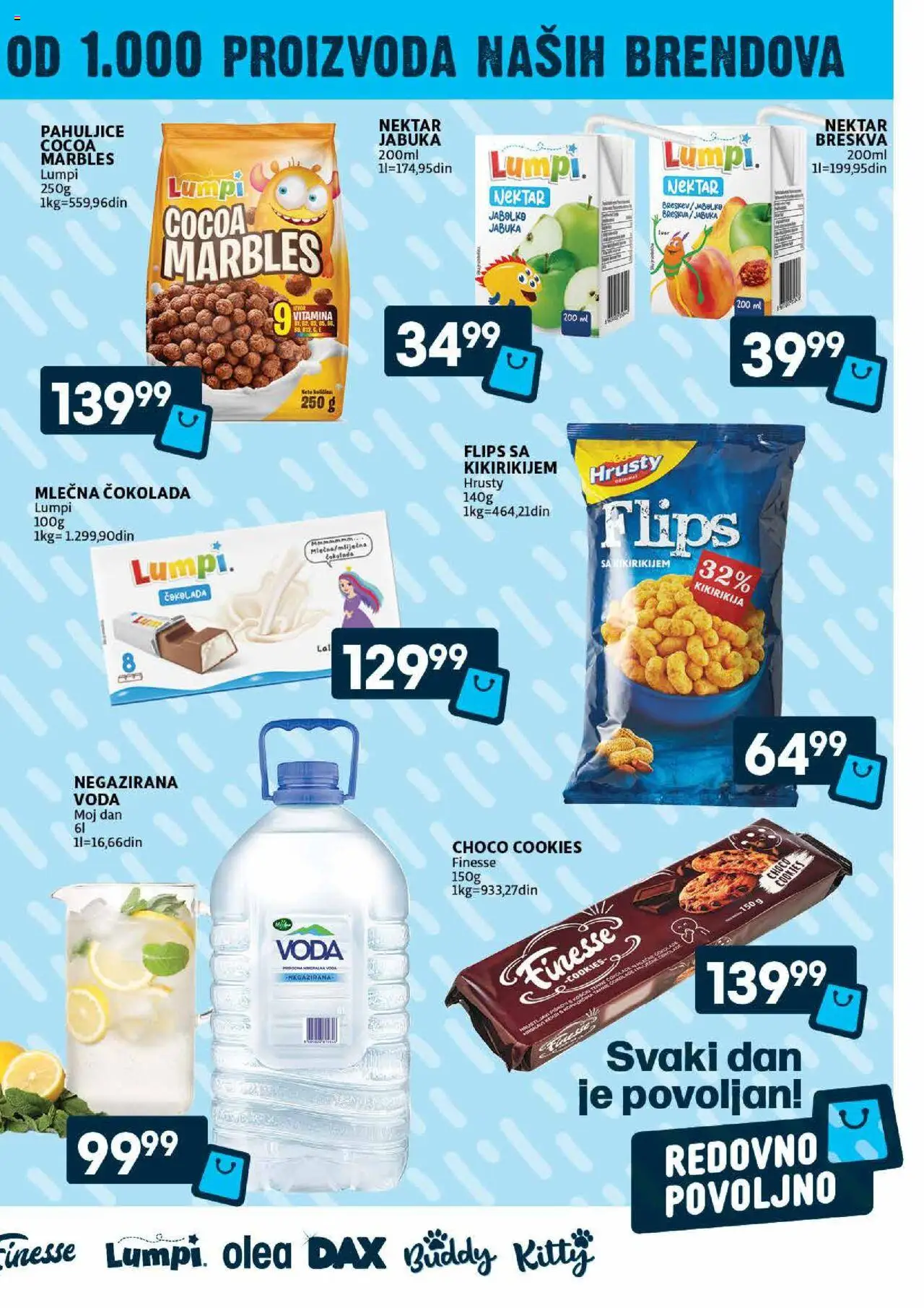 Idea katalog - važi od 07.08.2025 | Strana: 9 | Proizvode: Nektar, Negazirana voda, Čokolada, Mlečna čokolada