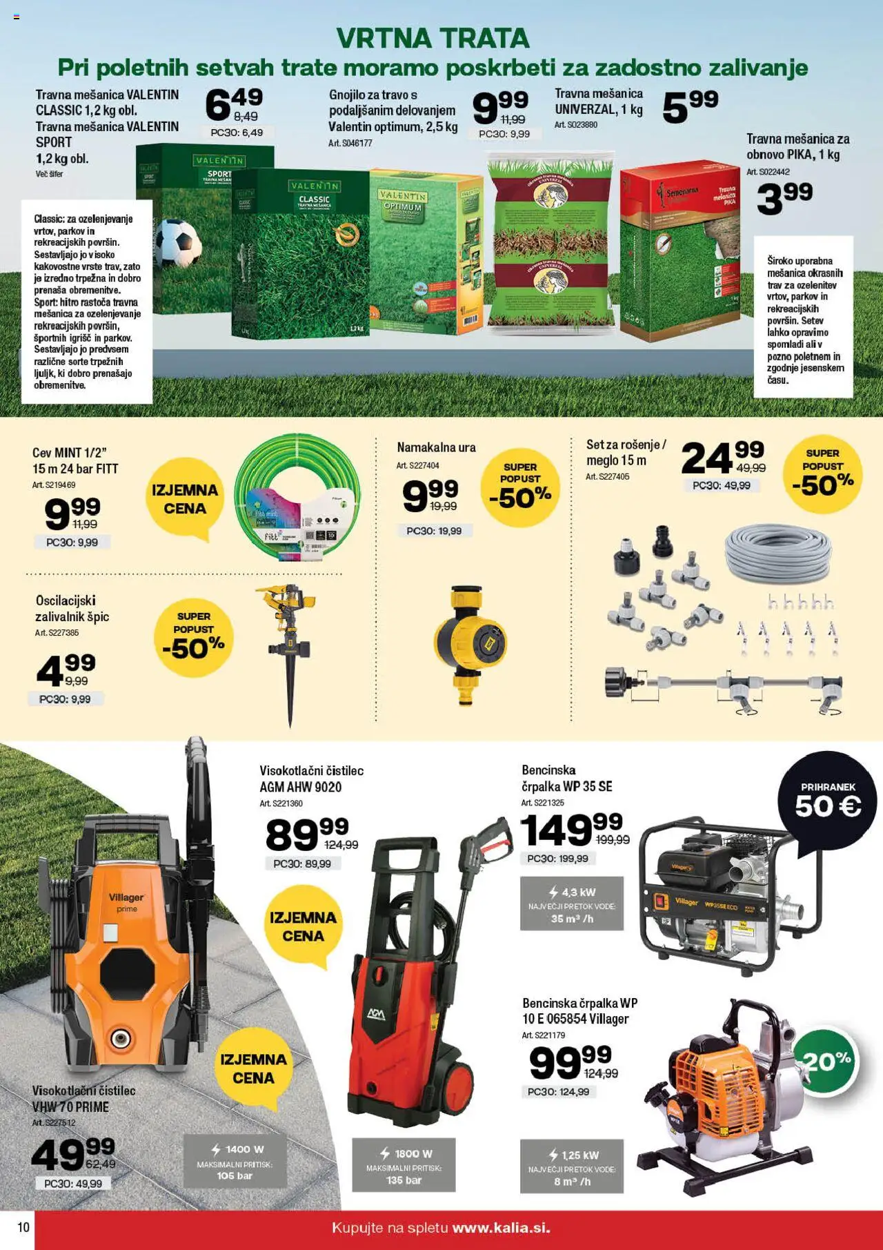 Kalia katalog │ velja od 16.06.2025 | Stran: 10 | Izdelki: Ura, Črpalka, Zalivalnik