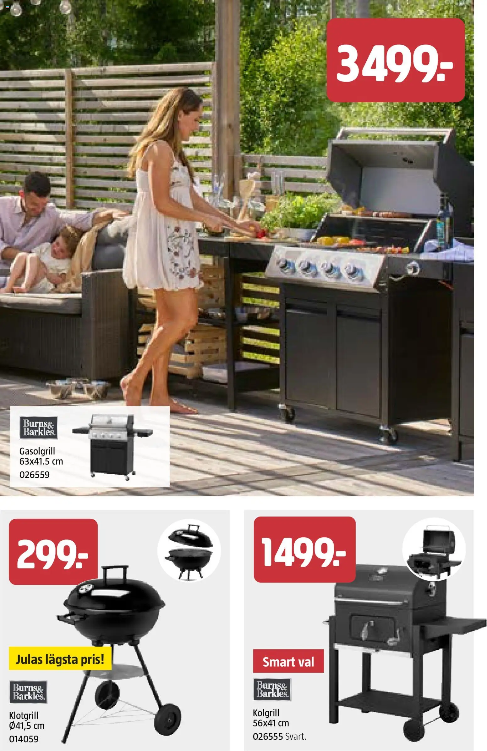 Jula reklamblad aktuell från 26.02.2026 | Sida: 30 | Produkter: Gasolgrill, Kolgrill