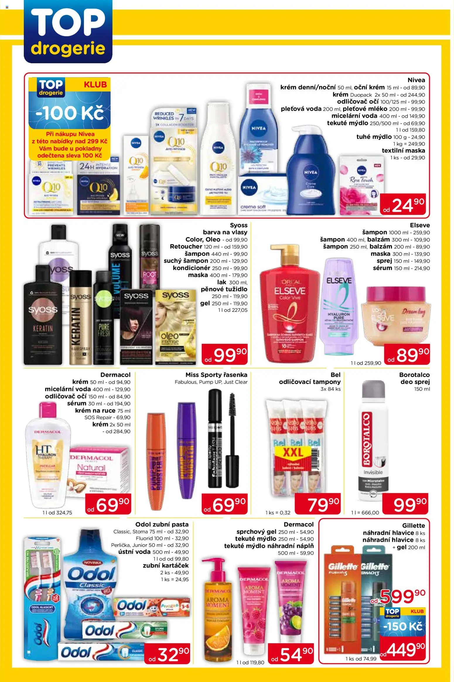 Top drogerie leták od 30.04.2026 | Strana: 2 | Produkty: Syoss, Miss Sporty, Tužidlo, Barva na vlasy