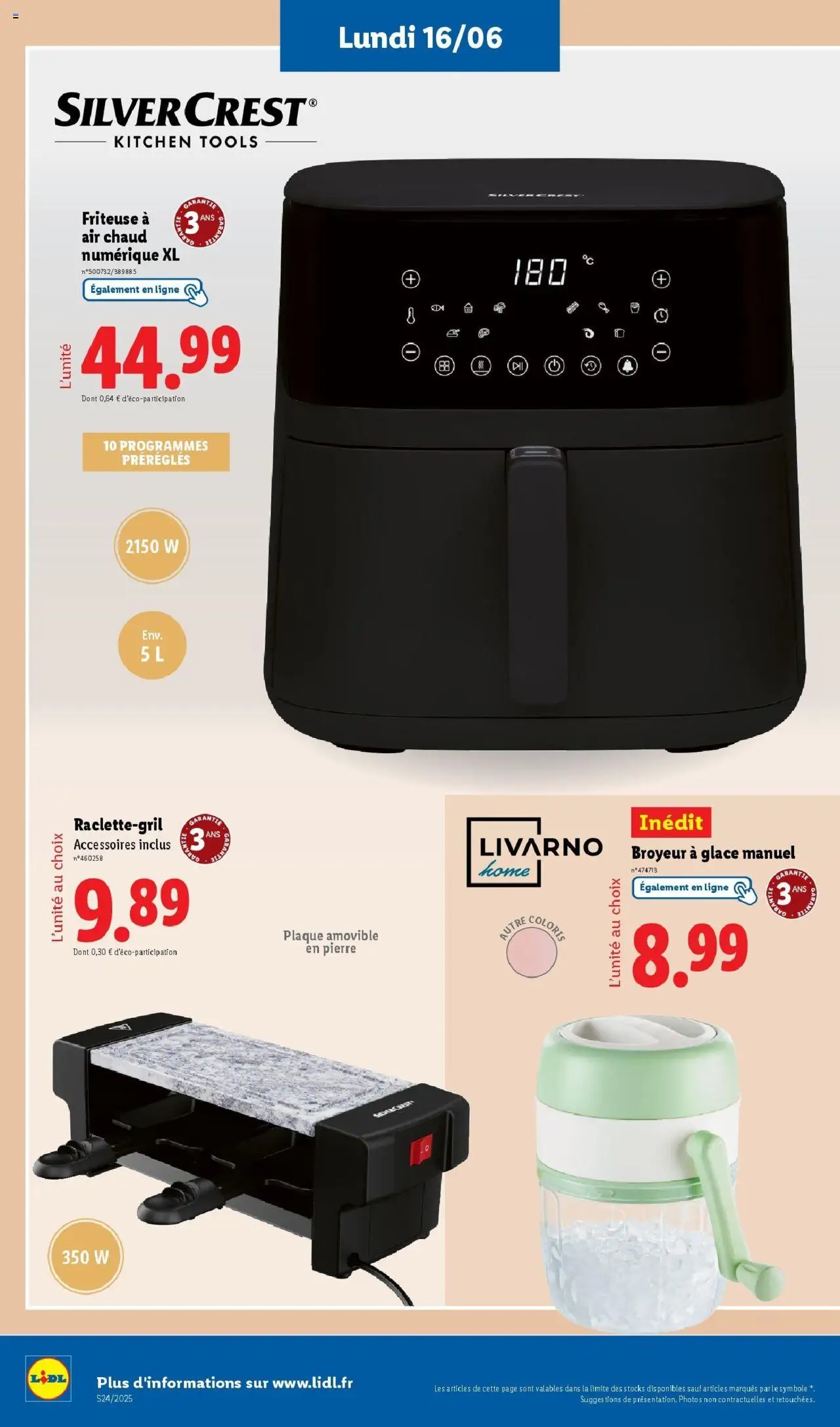  | Page: 32 | Produits: Grill, Broyeur, Air fryer, Raclette