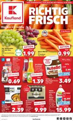 Kaufland DE - DE Folder - Voorbeeld van een folder van Kaufland DE, geldig van 11.09.2025