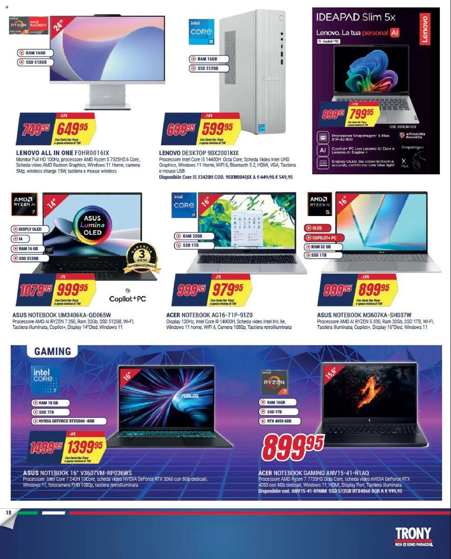 Volantino Trony del 05.02.2026 | Pagina: 18