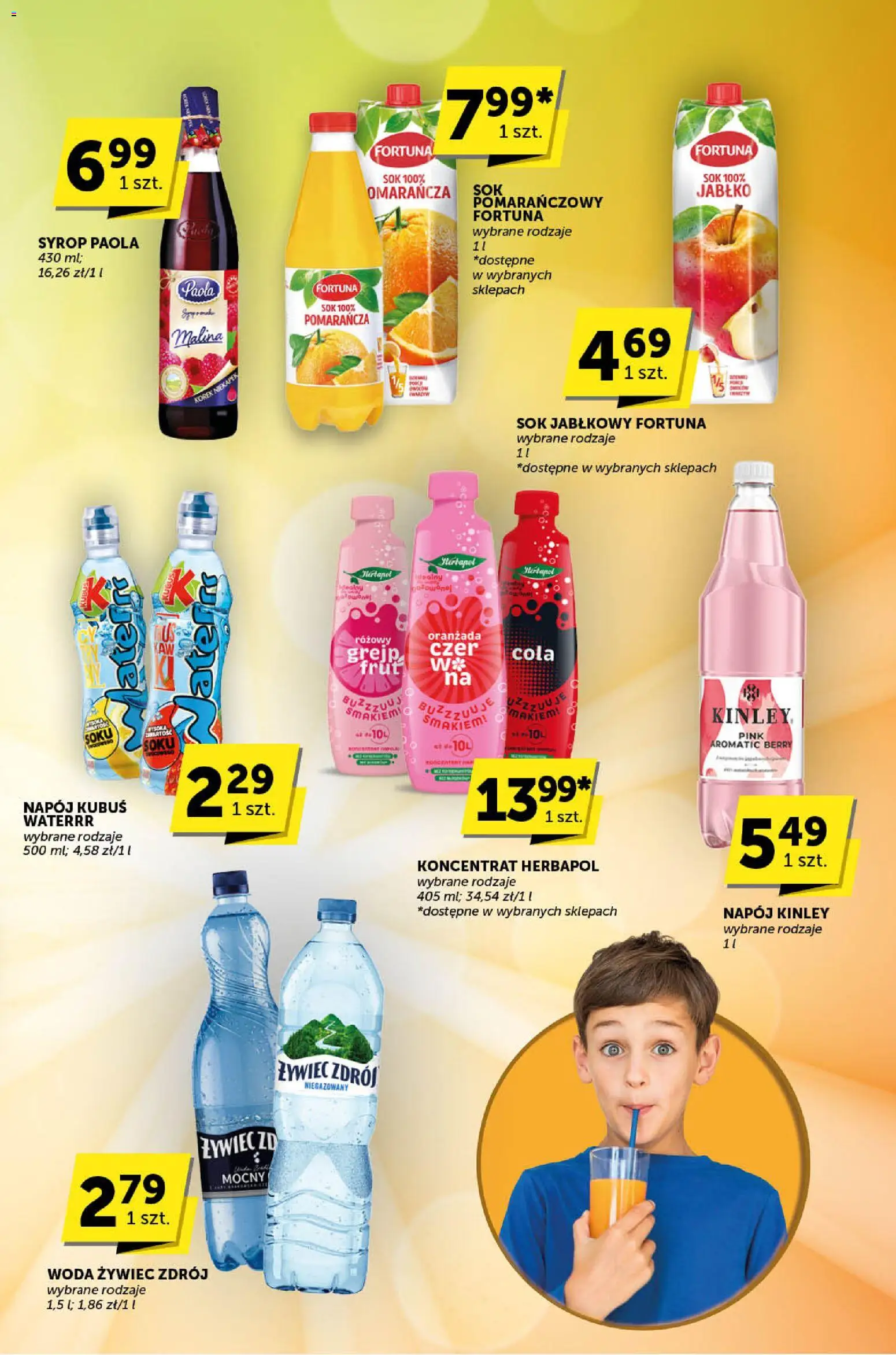 Groszek Gazetka - Katalog od 19.02.2026 | Strona: 23 | Produkty: Woda żywiec, Sok jabłkowy, Sok, Woda