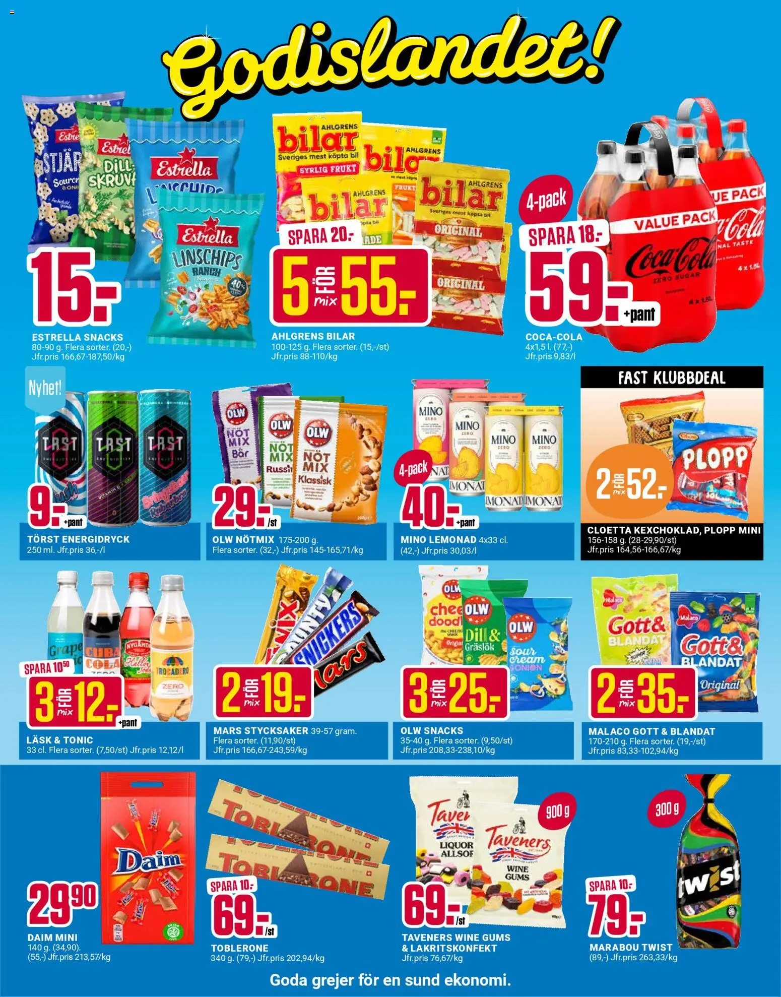 ÖoB reklamblad aktuell från 12.01.2026 | Sida: 8 | Produkter: Linschips, Gräslök, Energidryck