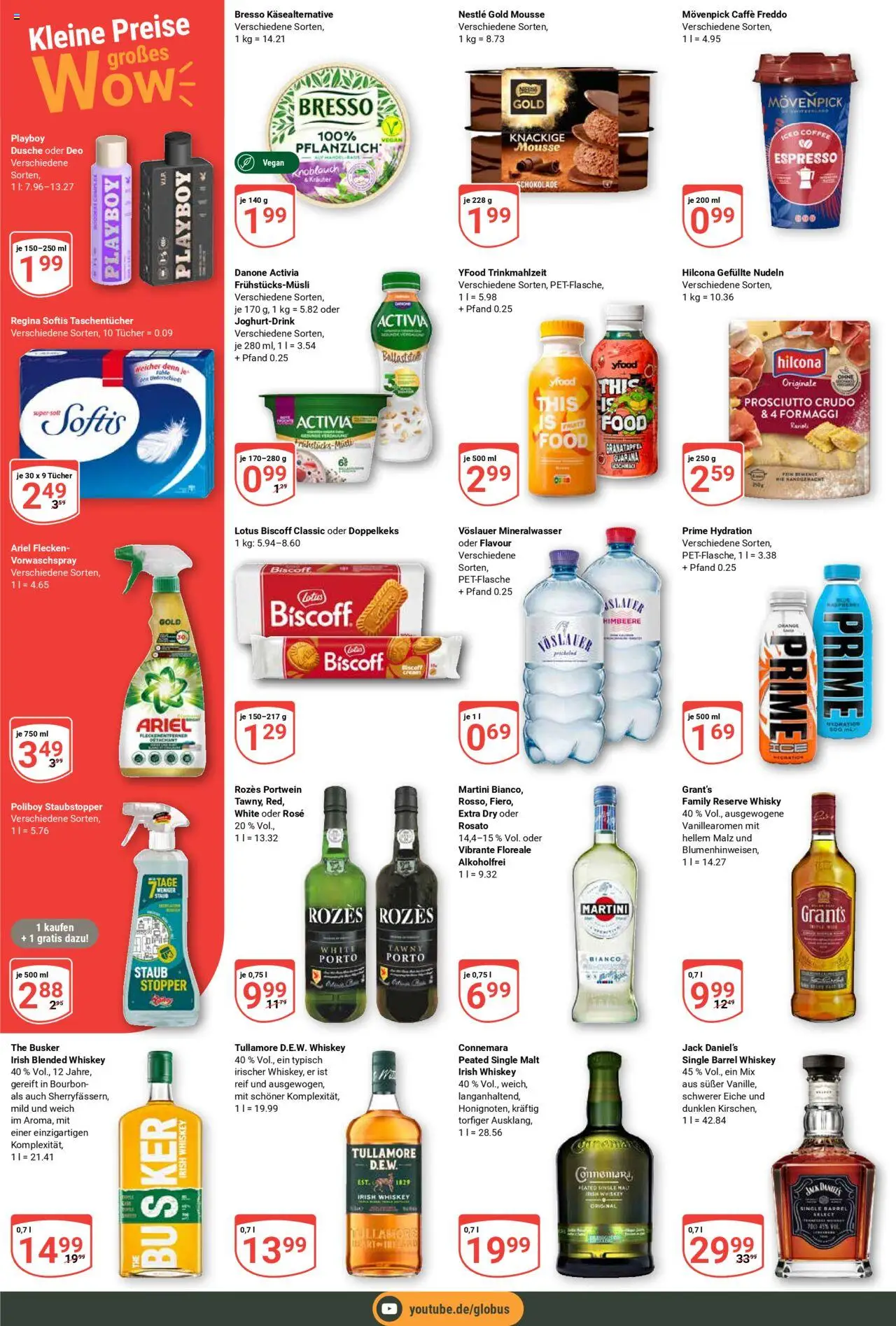 Globus Prospekt 	 - gültig ab dem 18.08.2025 | Seite: 3 | Produkte: Schokolade, Bresso, Nudeln, Whiskey