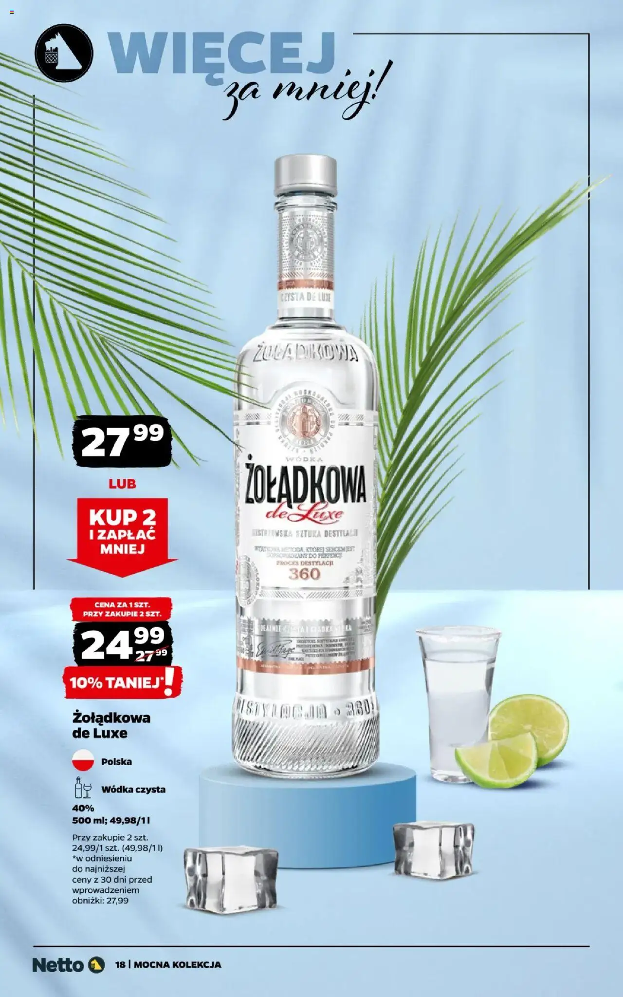 Netto gazetka - Mocna Kolekcja od 01.08.2025 | Strona: 18 | Produkty: Wódka
