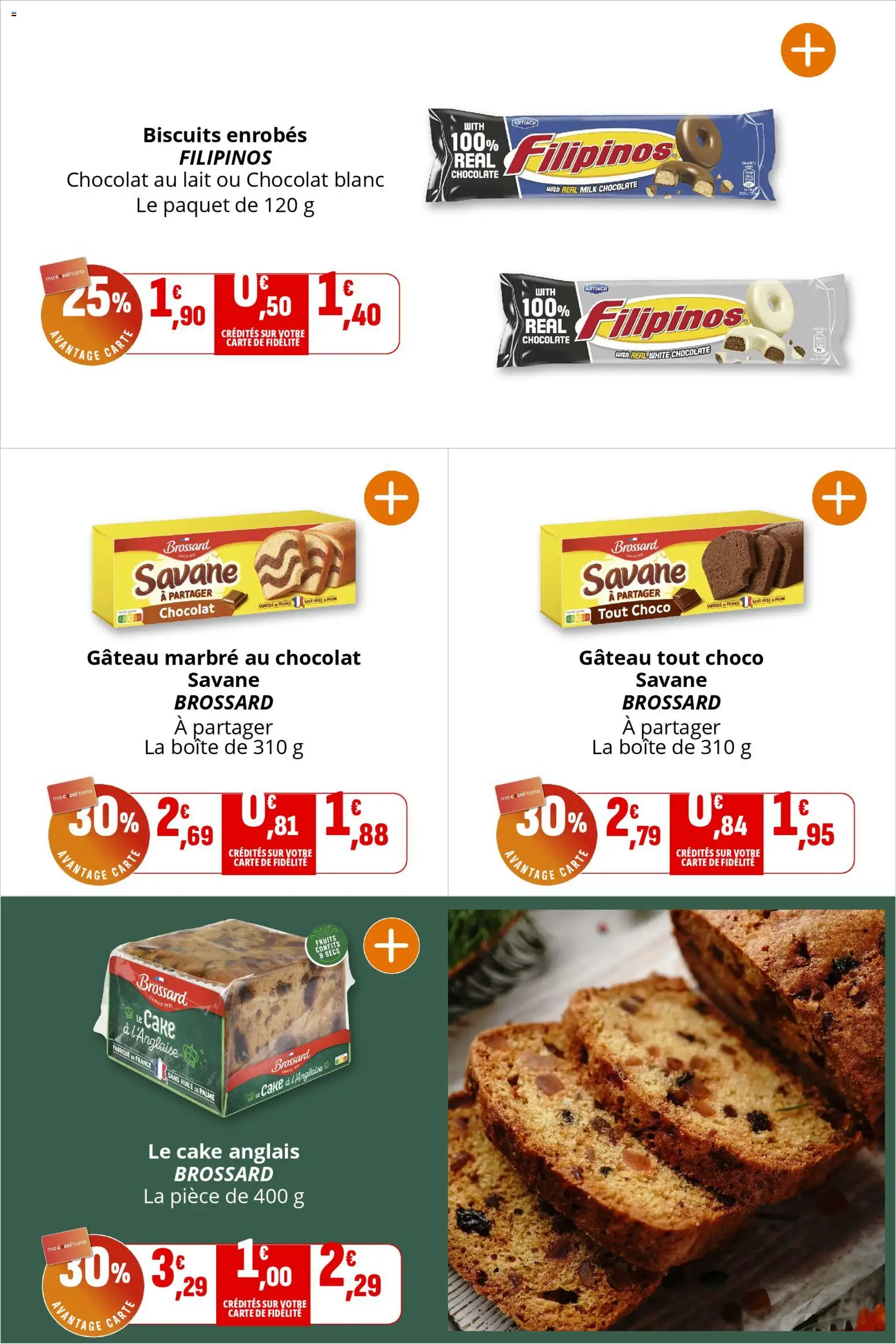 {H1} | Page: 19 | Produits: Lait, Huile, Chocolat, Biscuits