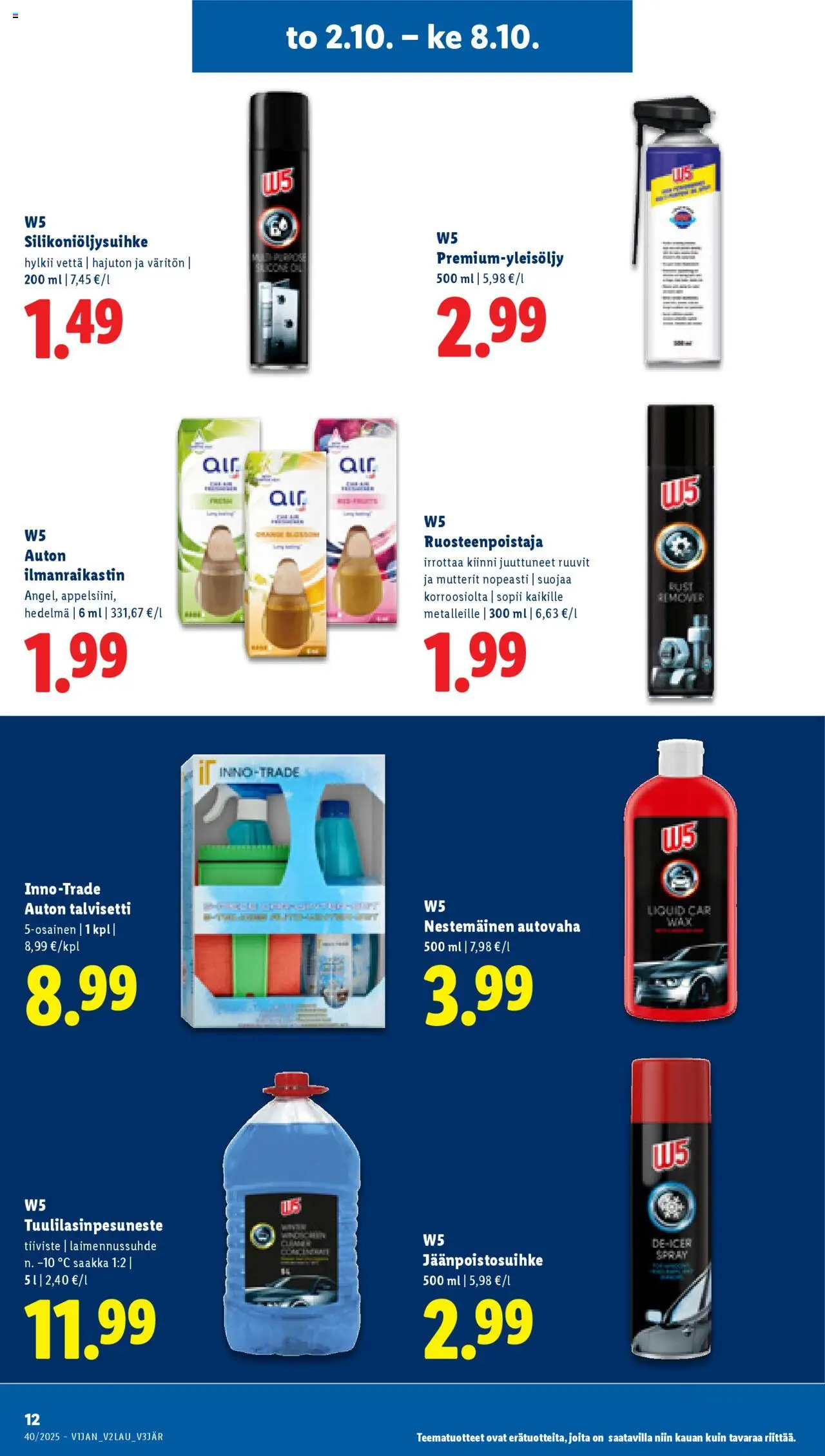 Lidl tarjoukset – voimassa 02.10.2025 alkaen | Sivu: 16 | Tuotteet: Ruuvit, Mutterit
