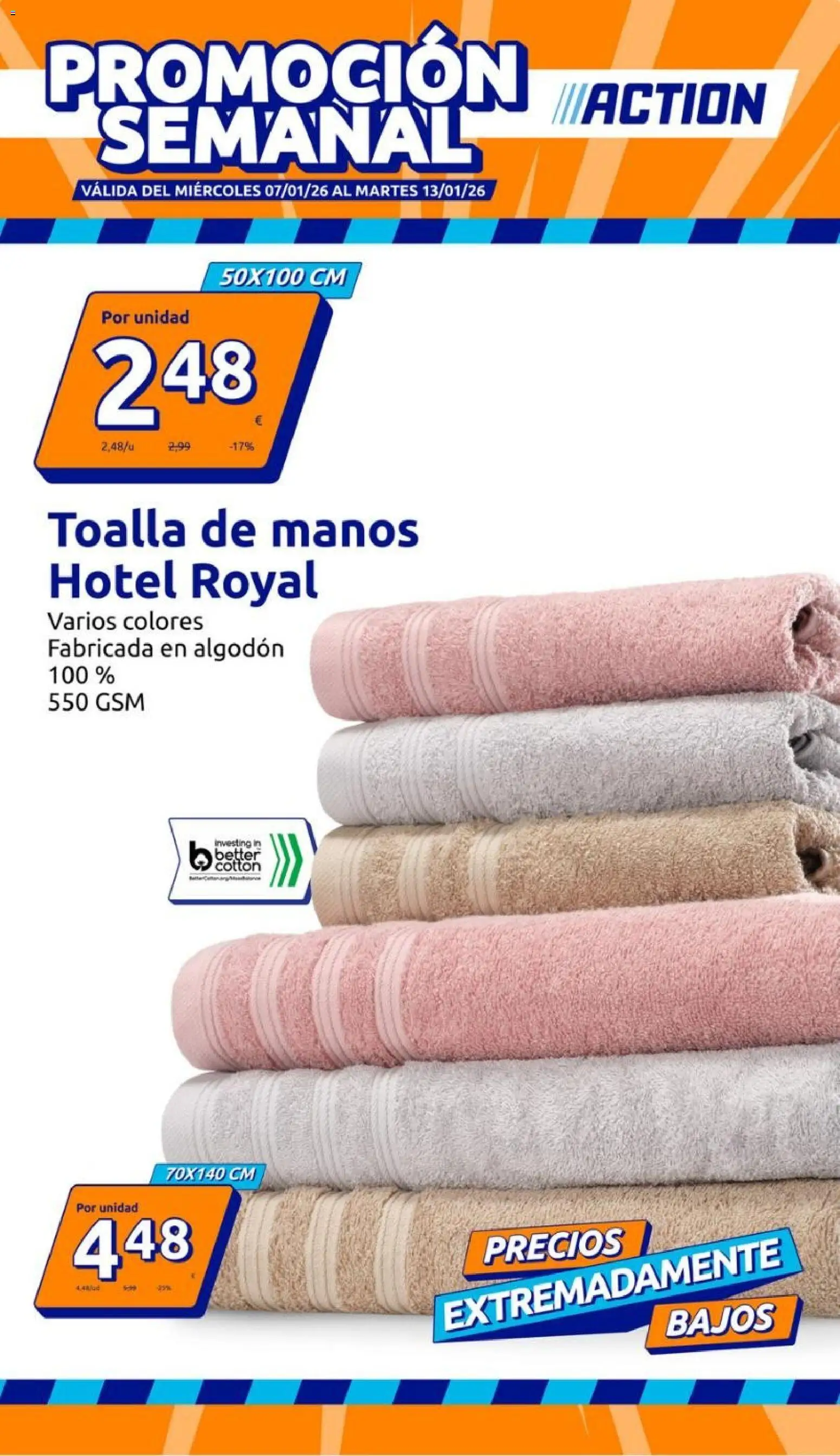 Action - Action ES week 2 2026 │ válido desde el 07.01.2026 | Página: 1 | Productos: Toalla de manos