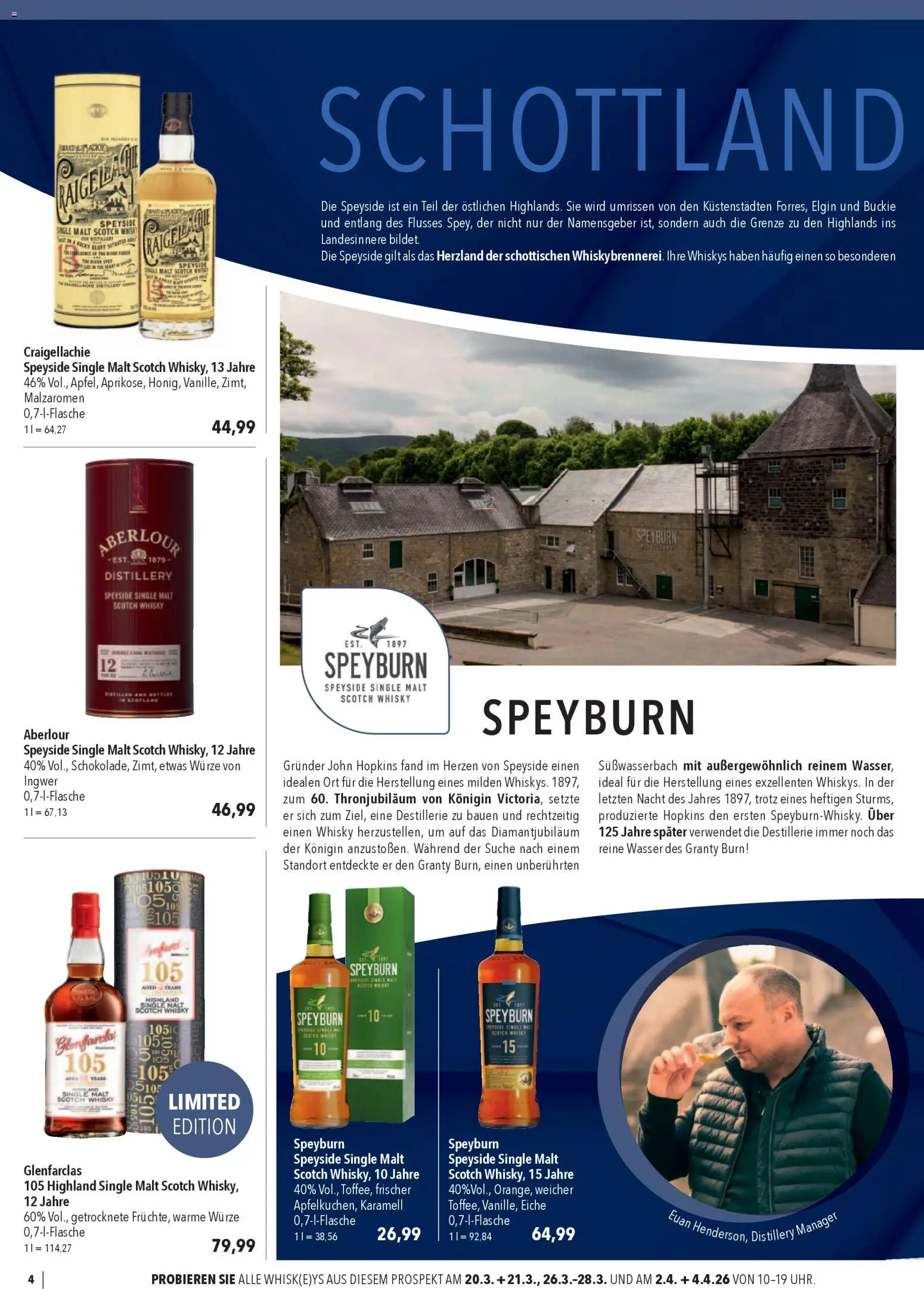 CITTI Markt Whisky – gültig ab 18.03.2026 | Seite: 4 | Produkte: Whisky, Wasser, Uhr
