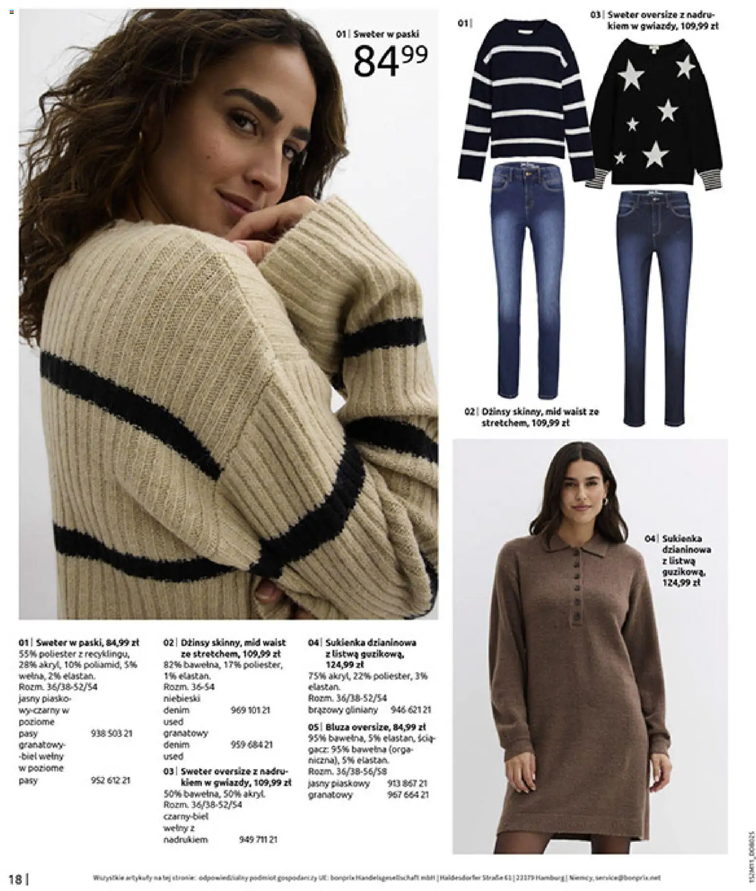 BonPrix Katalog - Na Listę Życzeń od 15.12.2025 | Strona: 20 | Produkty: Sweter, Sukienka