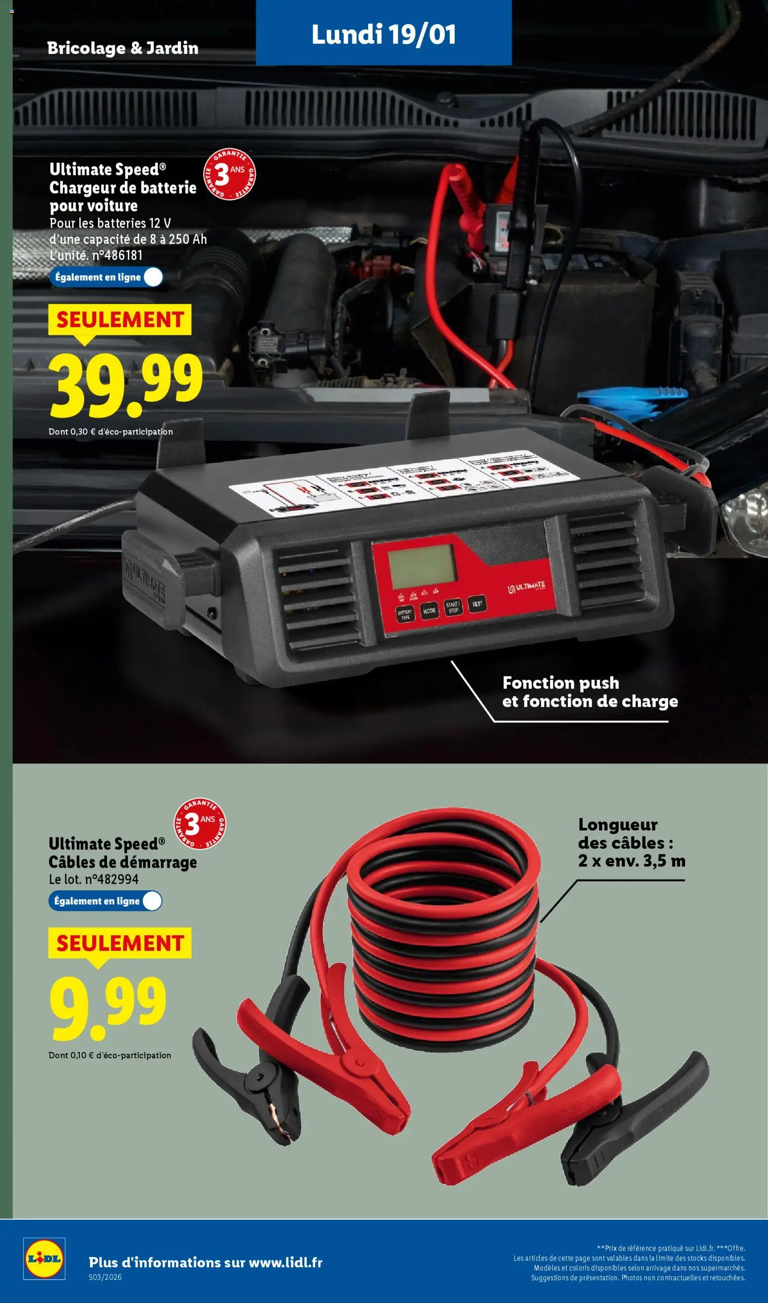 {H1} | Page: 20 | Produits: Câbles de démarrage, Batterie