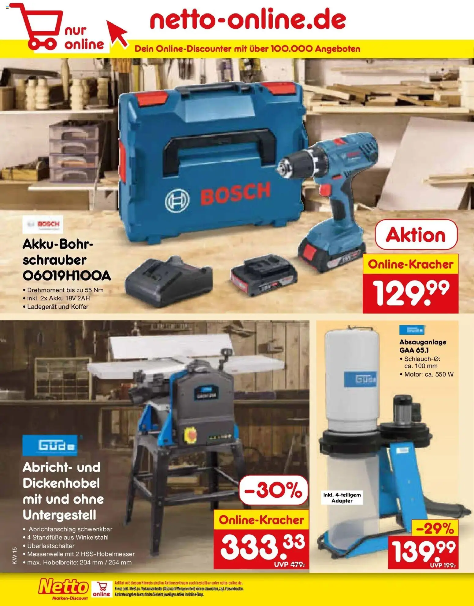 Netto Marken-Discount Prospekt Kröpelin	 – gültig ab 05.04.2026 | Seite: 54 | Produkte: Bosch, Adapter, Koffer, Ladegerät