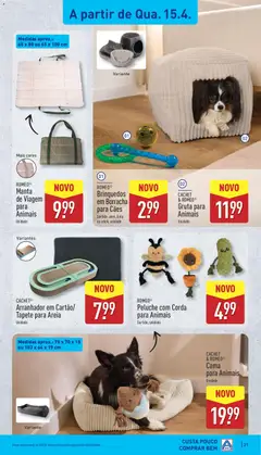 Pré-visualização Aldi folheto válido de 13.04.2026 | Página: 21 | Produtos: Areia, Corda, Cama, Tapete