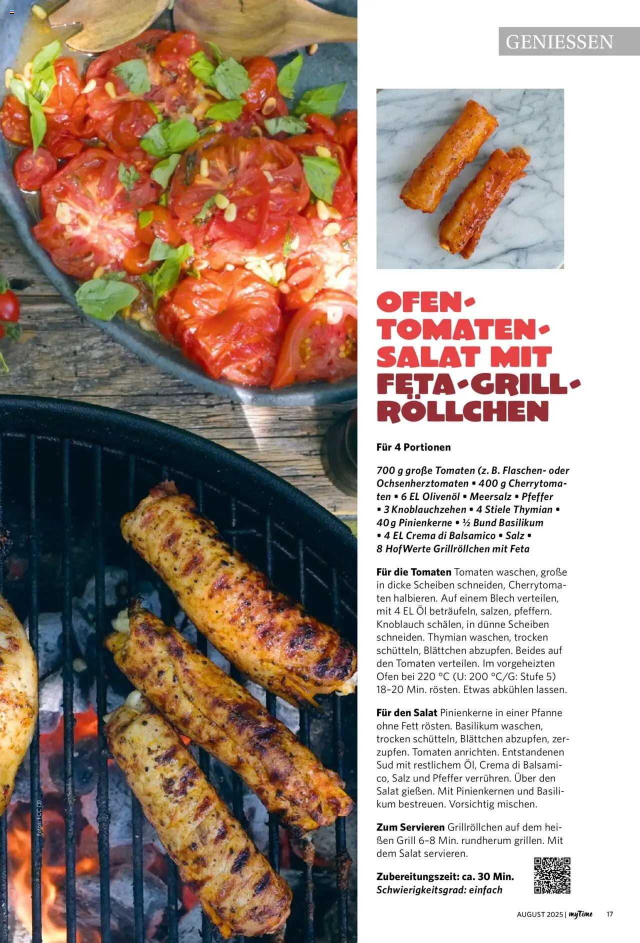 Famila Nordwest - myTime August 2025 - gültig ab dem 01.08.2025 | Seite: 17 | Produkte: Ofen, Feta, Öl, Pfeffer