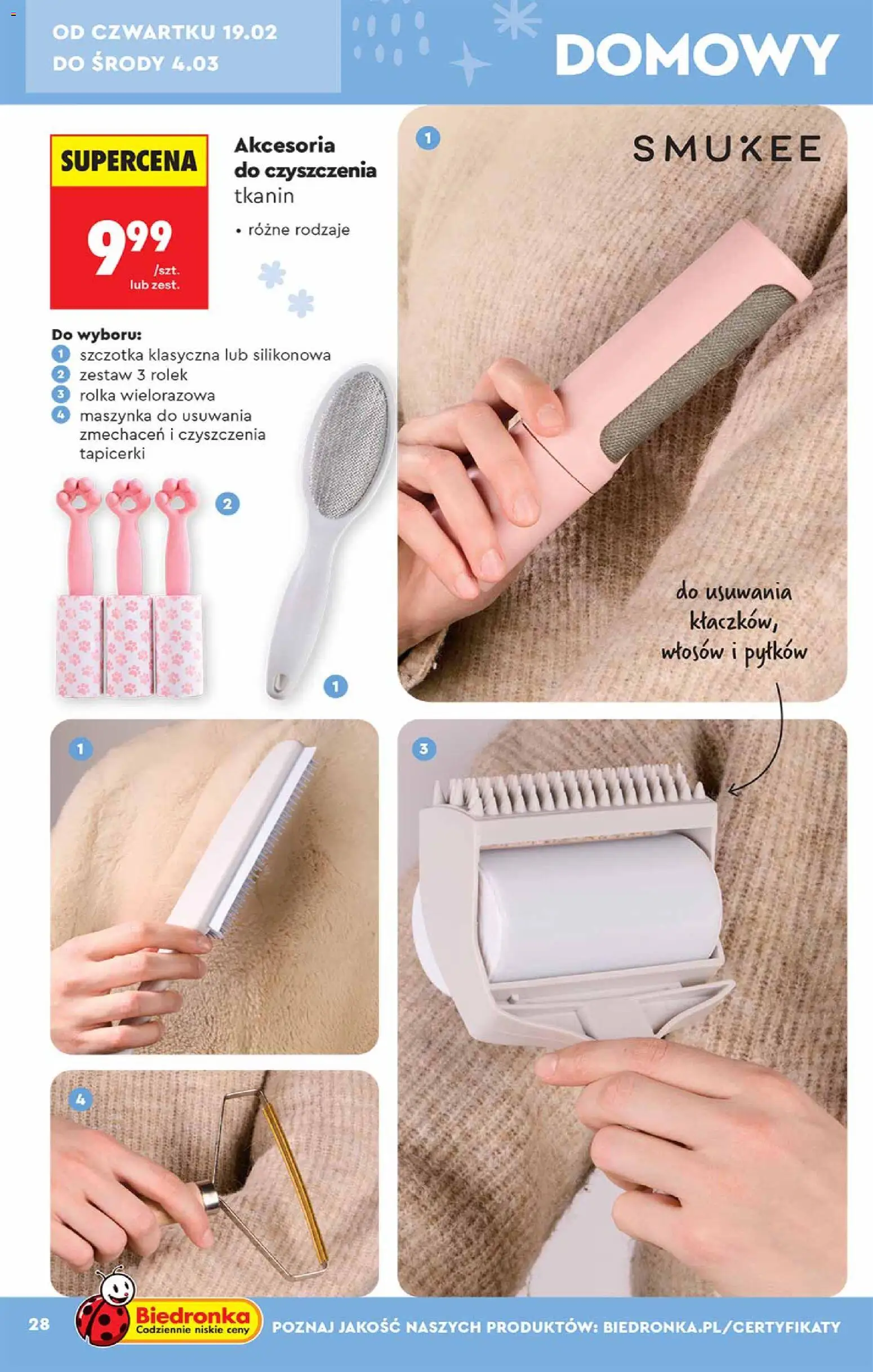 Biedronka gazetka - Hity i inspiracje od 14.02.2026 | Strona: 28 | Produkty: Szczotka