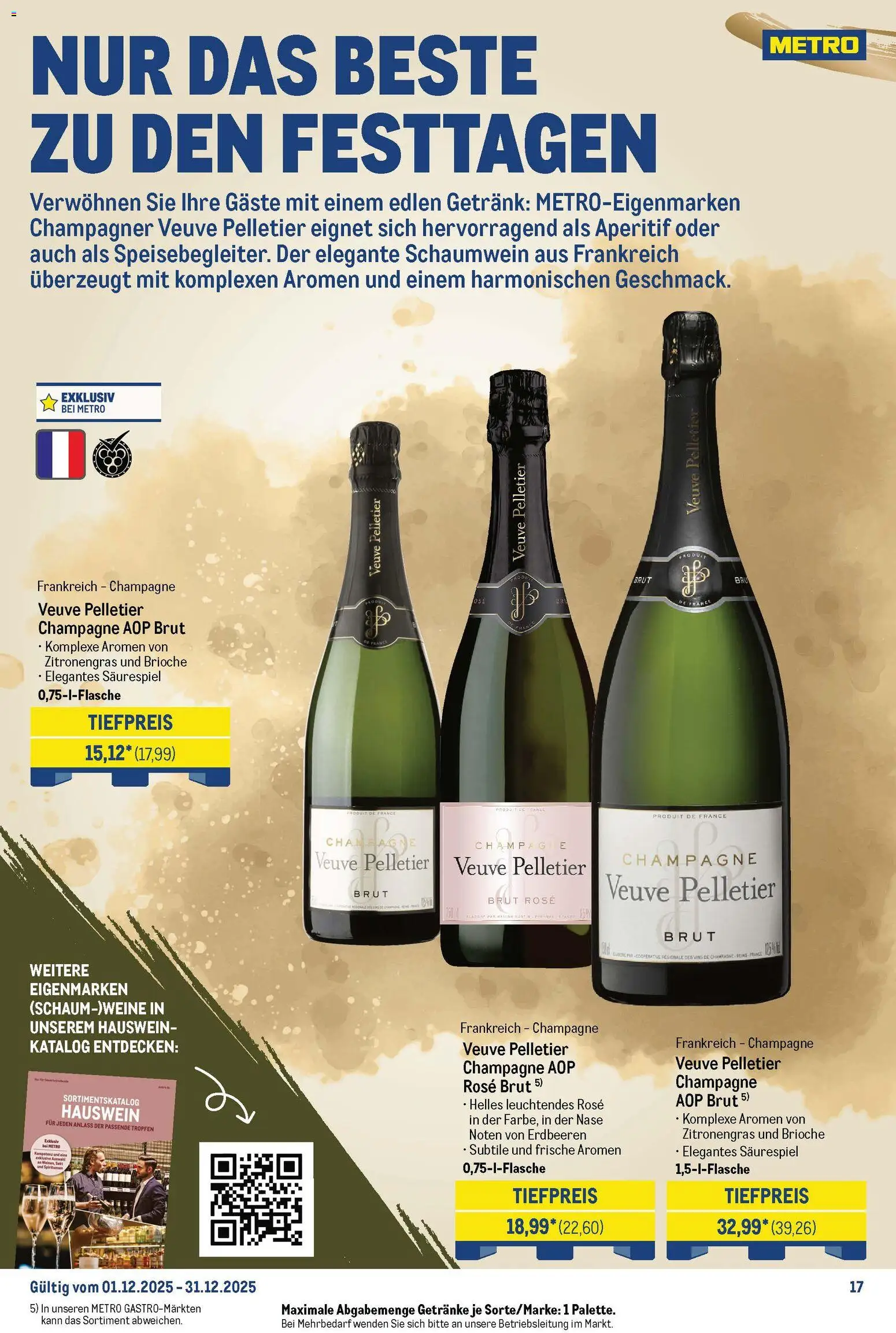 Metro Monats-Menü – gültig ab 01.12.2025 | Seite: 17 | Produkte: Zitronengras, Sekt, Erdbeeren
