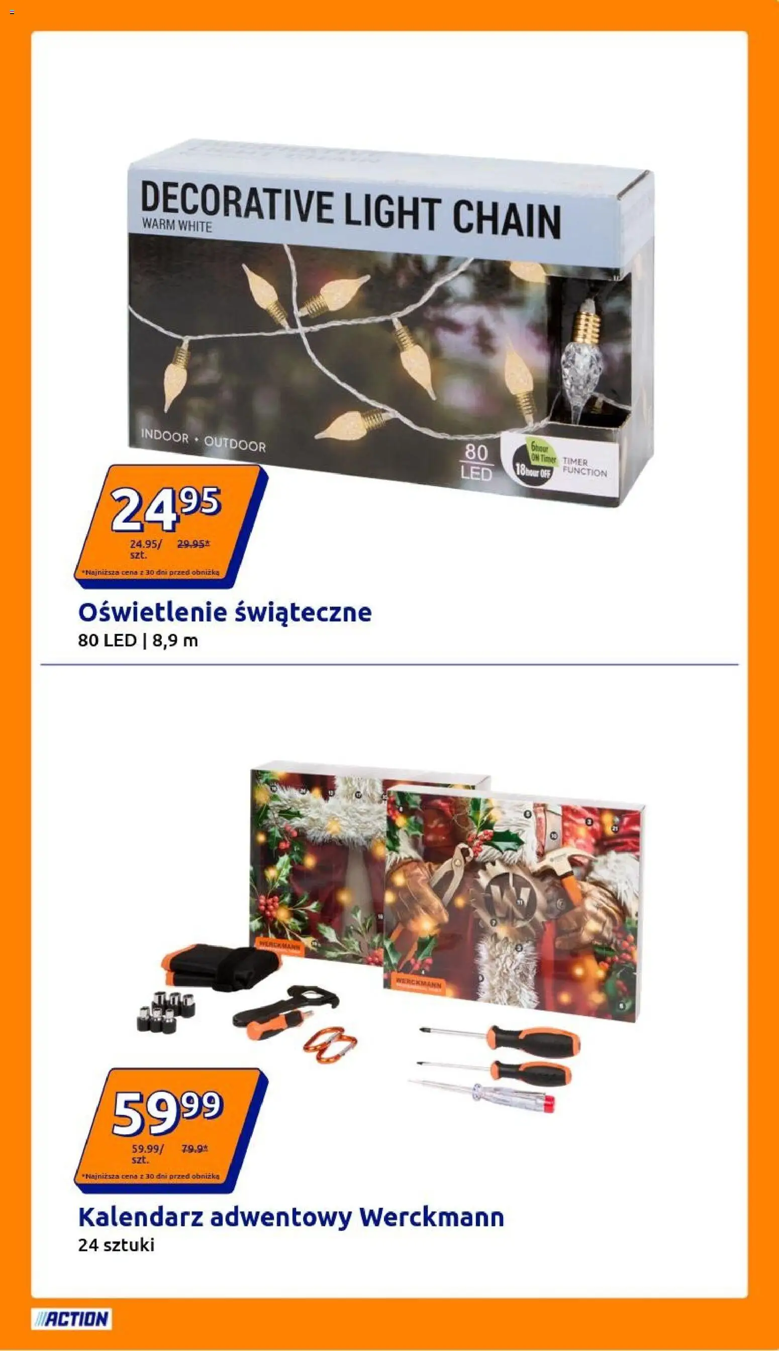 Action Gazetka od 29.10.2025 | Strona: 7 | Produkty: Kalendarz adwentowy, Kalendarz