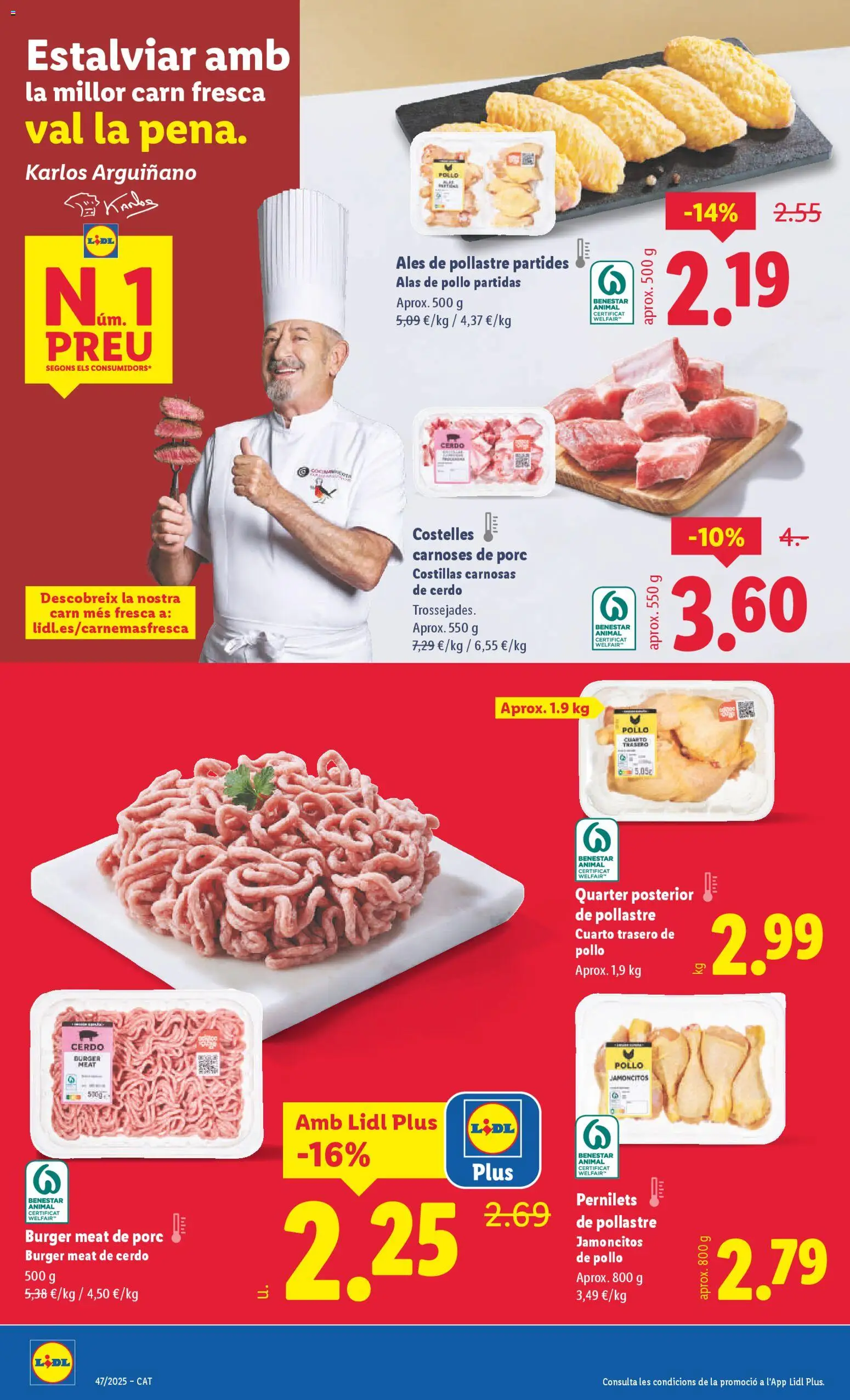Lidl folleto │ válido desde el 17.11.2025 | Página: 4 | Productos: Cerdo