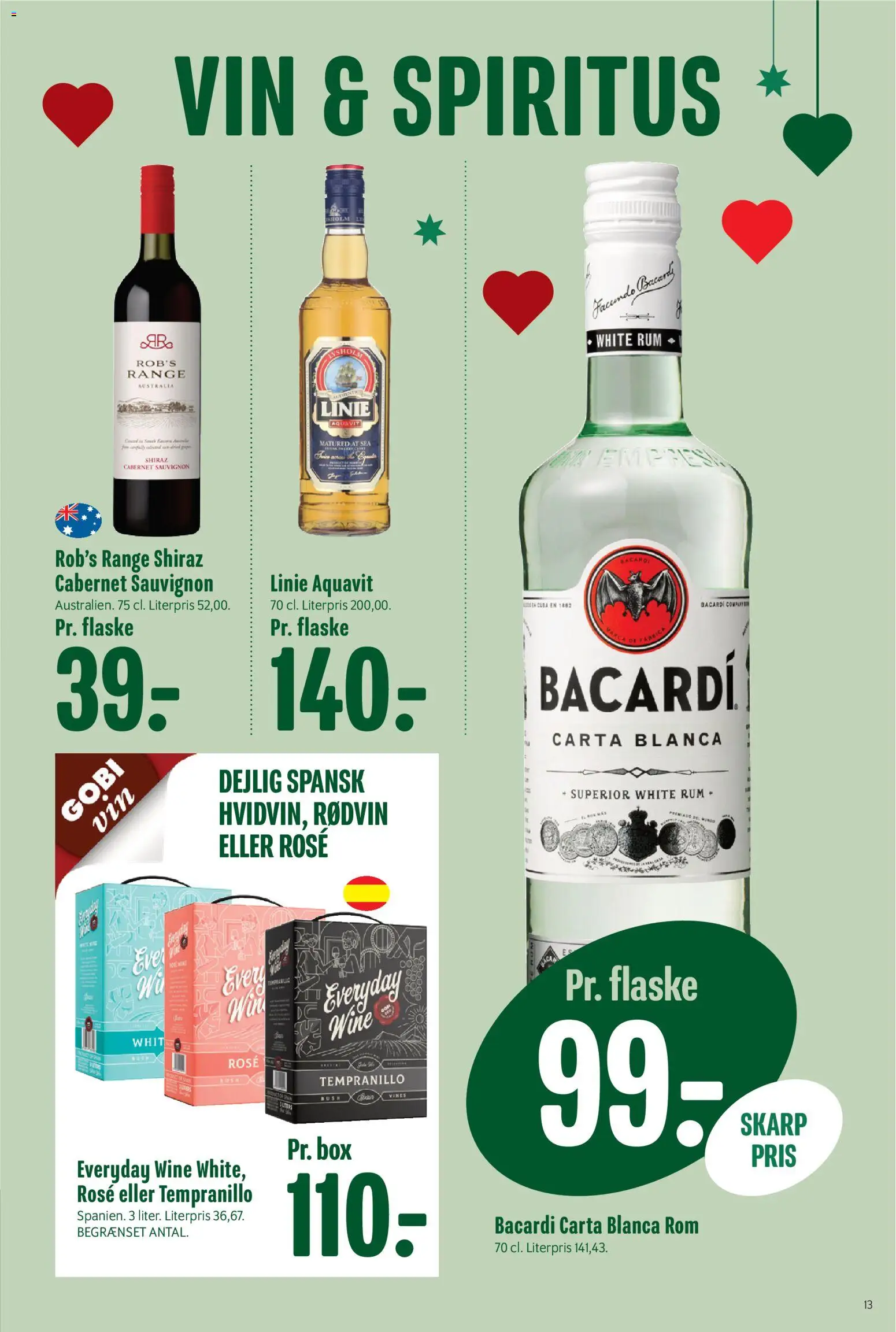 Min Købmand tilbudsavis – gyldig fra 21.11.2025 | Side: 14 | Produkter: Vin, Rom