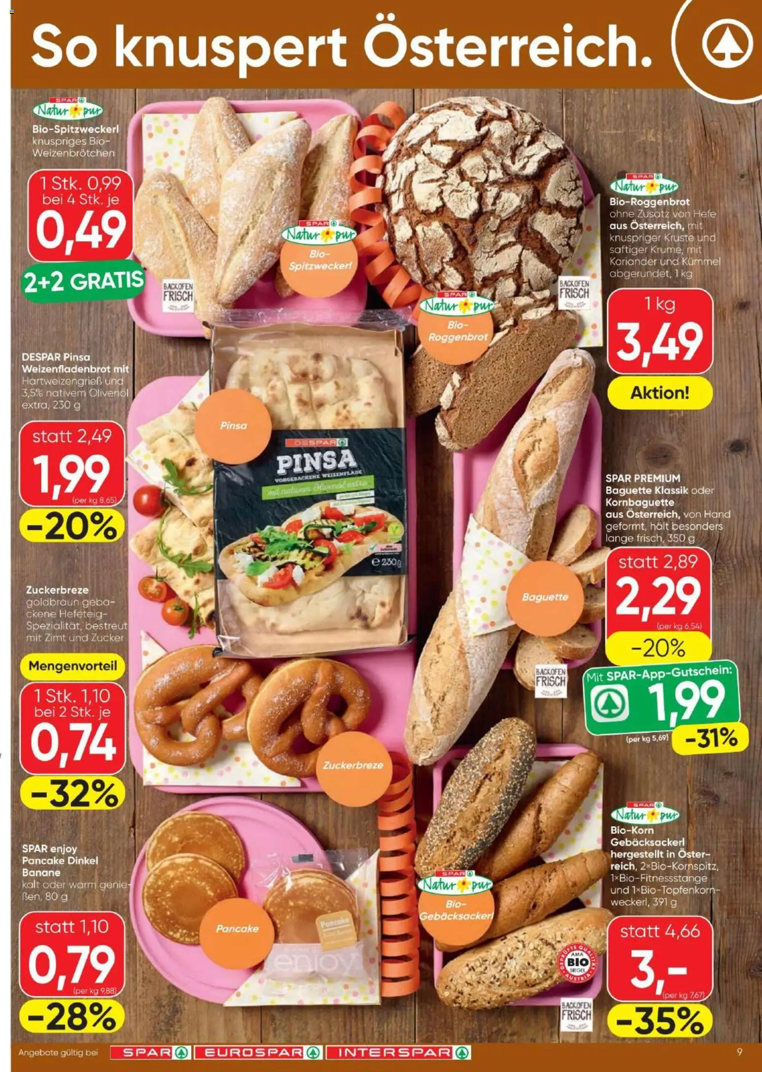 Spar Flugblatt gültig ab 05.02.2026 | Seite: 9 | Produkte: Zucker, Jääkaappipakastin