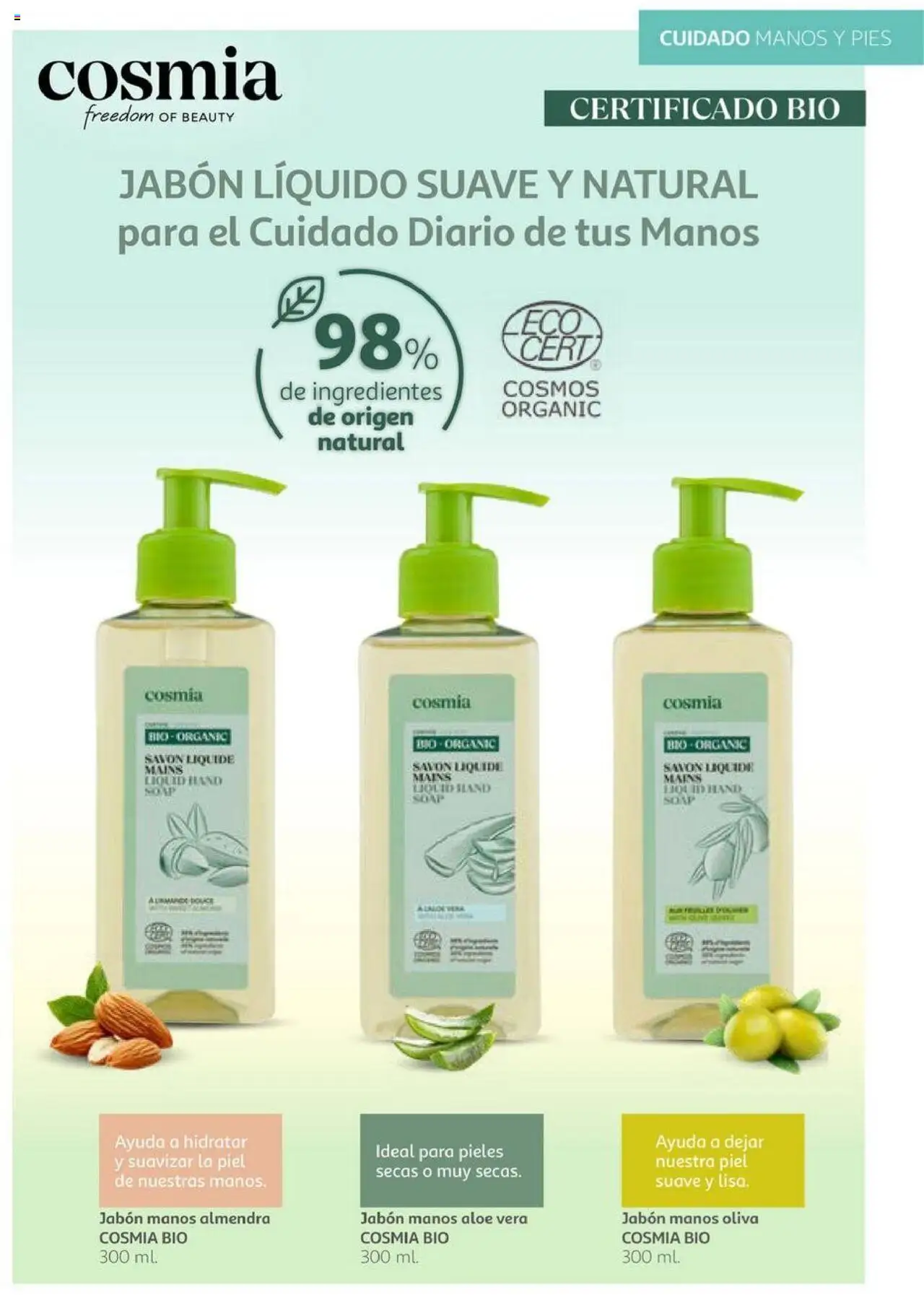 Alcampo - Especial Belleza 2025. │ válido desde el 03.06.2025 | Página: 3 | Productos: Jabón, Κρεμάστρα, Jabón líquido