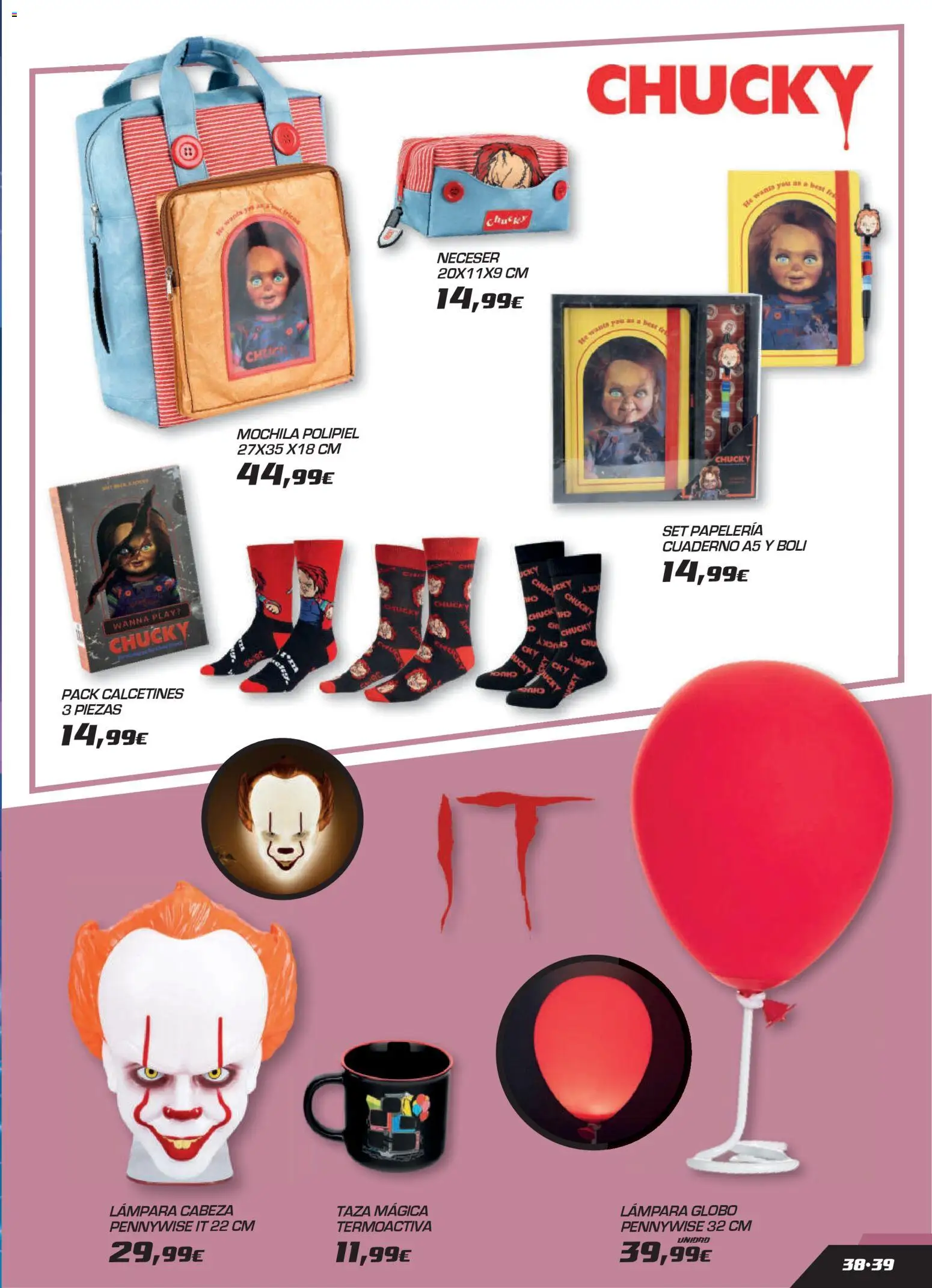 Toy Planet Catálogo de Geek Fan │ válido desde el 04.12.2025 | Página: 39 | Productos: Mochila, Neceser, Lámpara