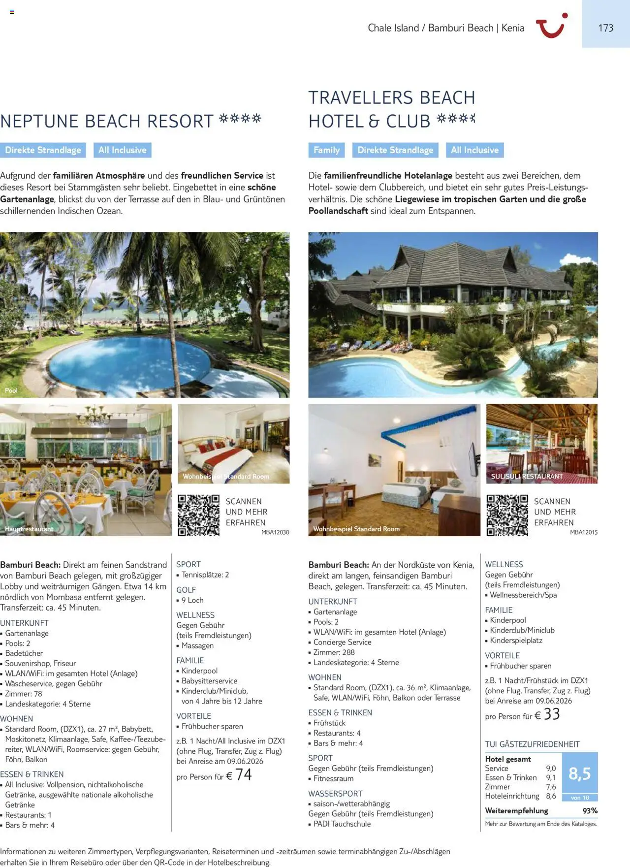 TUI Prospekt  Asien, Afrika, Orient & Indischer Ozean 2025/26 	 – gültig ab 01.11.2025 | Seite: 173