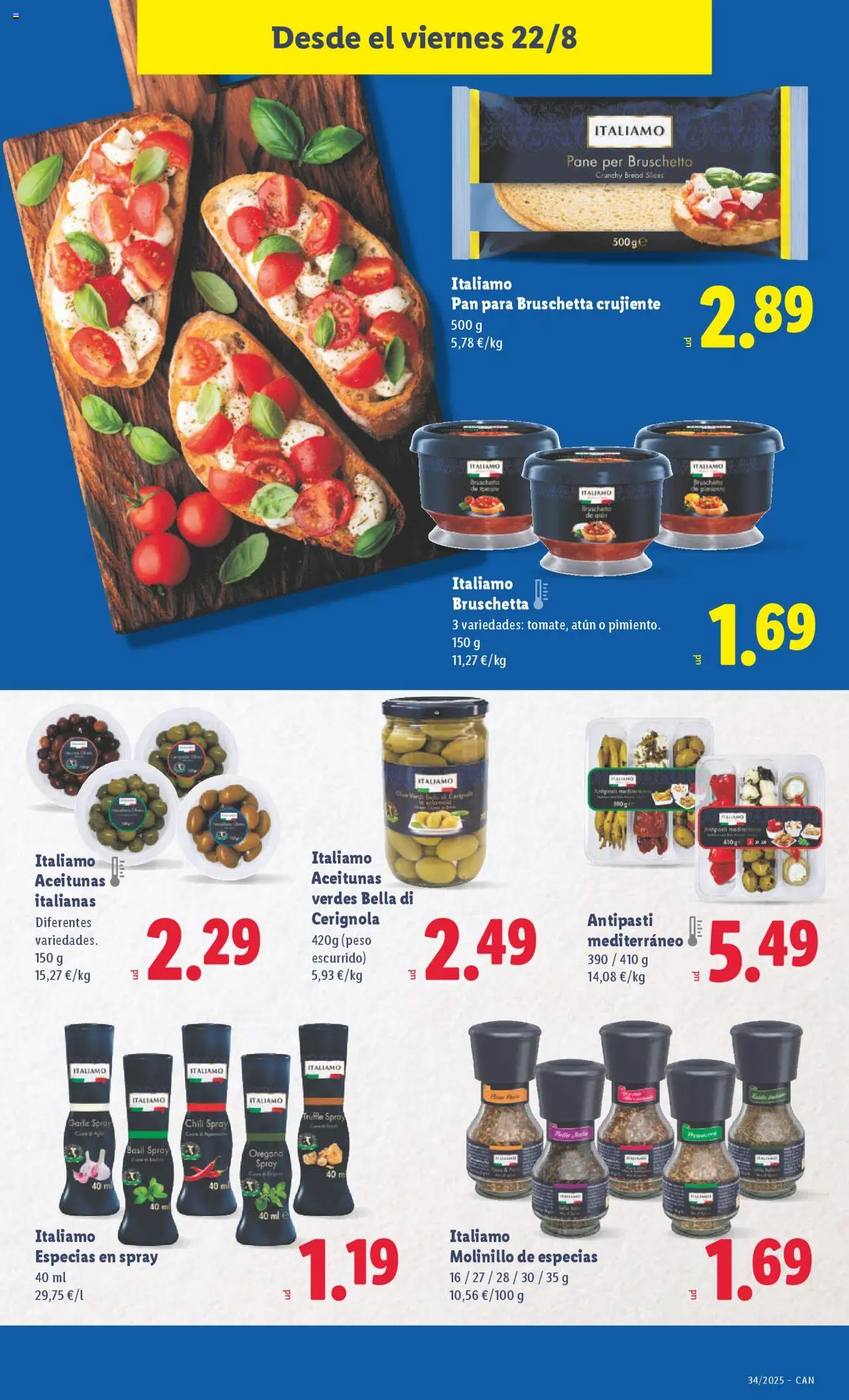 Lidl - Canarias │ válido desde el 18.08.2025 | Página: 31 | Productos: Pan, Κάδος απορρυμάτων, Peso