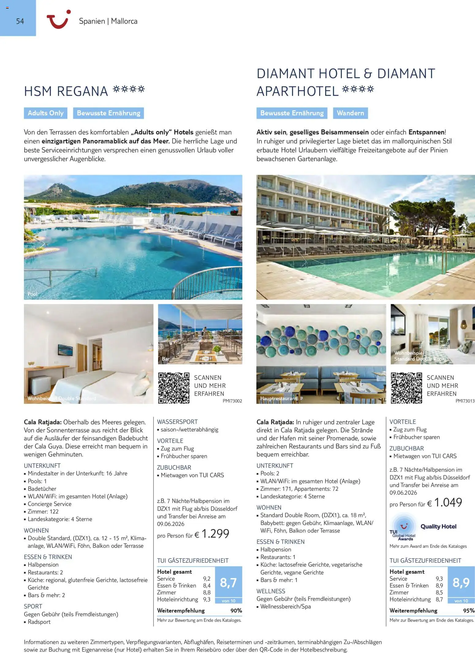 Aida  Südeuropa & Nordafrika 2026/27 – gültig ab 01.01.2026 | Seite: 54 | Produkte: Babybett, Küche