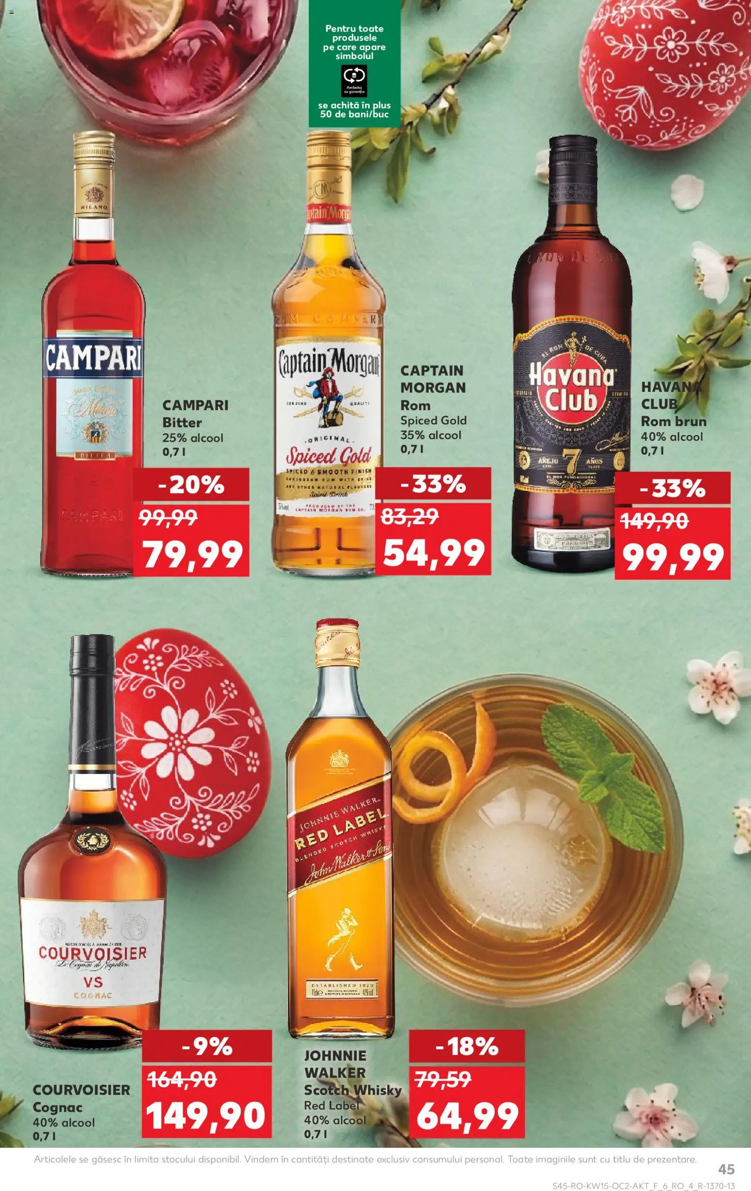 Noul catalog Kaufland – valabil de la 08.04.2026 | Pagină: 45 | Produse: Rom