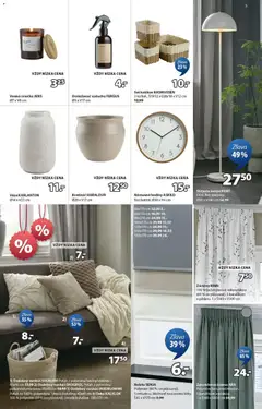 JYSK leták platný od 21.01.2026 | Strana: 5 | Produkty: Vankúš, Lampa, Osviežovač vzduchu, Nástenne hodiny