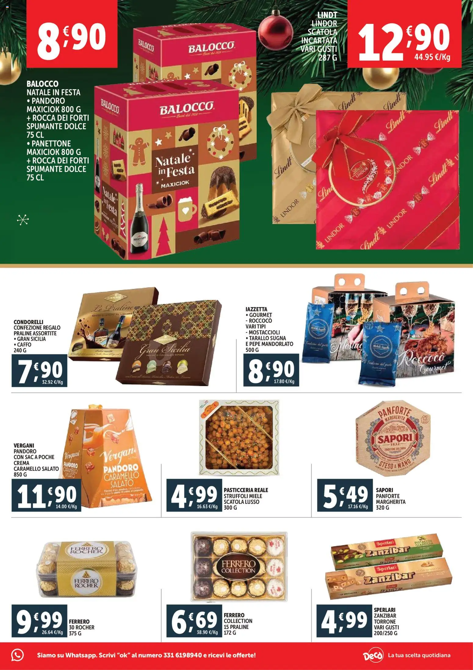 Volantino Decò del 15.12.2025 | Pagina: 3 | Prodotti: Crema, Pandoro, Pistacchi, Miele