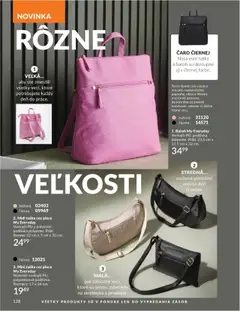 Katalóg Avon 2025 │ platný od 01.08.2025 | Strana: 128 | Produkty: Caro, Batoh, Taška