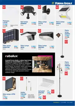 Forma Ideale Sve za dom pod jednim krovom - pregled Forma Ideale kataloga - važi od 21.10.2025 | Strana: 11 | Proizvode: Lampa, Podna lampa