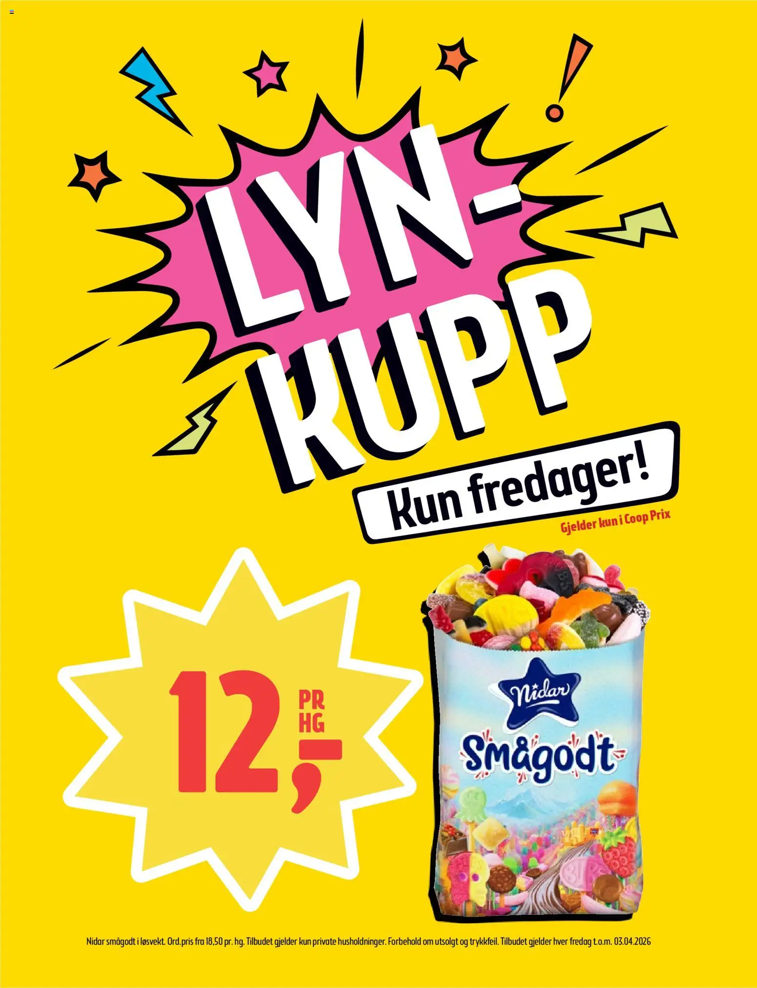 {H1} | Side: 3 | Produkter: Smågodt