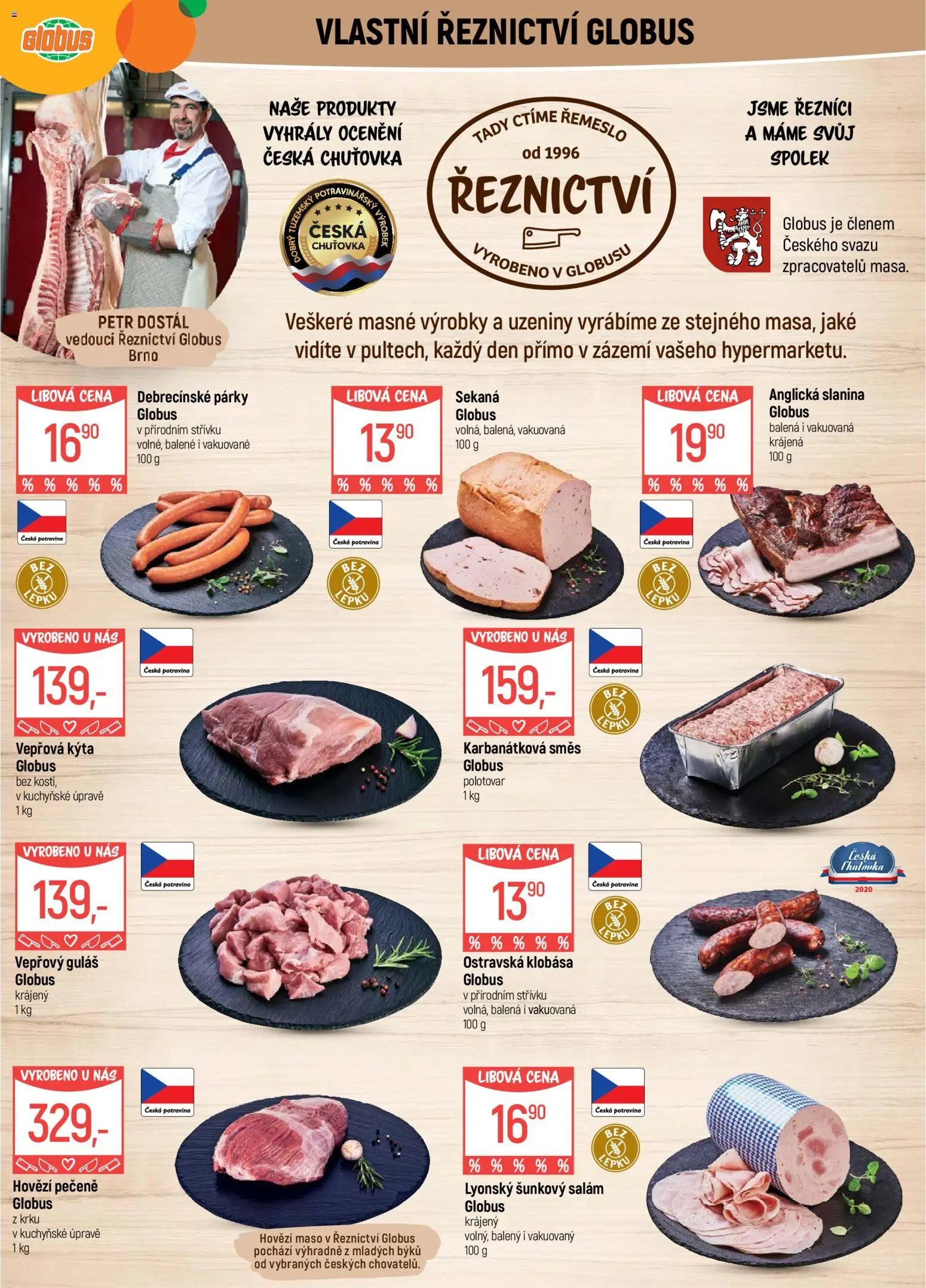 Globus leták - Brno od 08.04.2026 | Strana: 5 | Produkty: Hovězí, Globus, Kýta, Slanina
