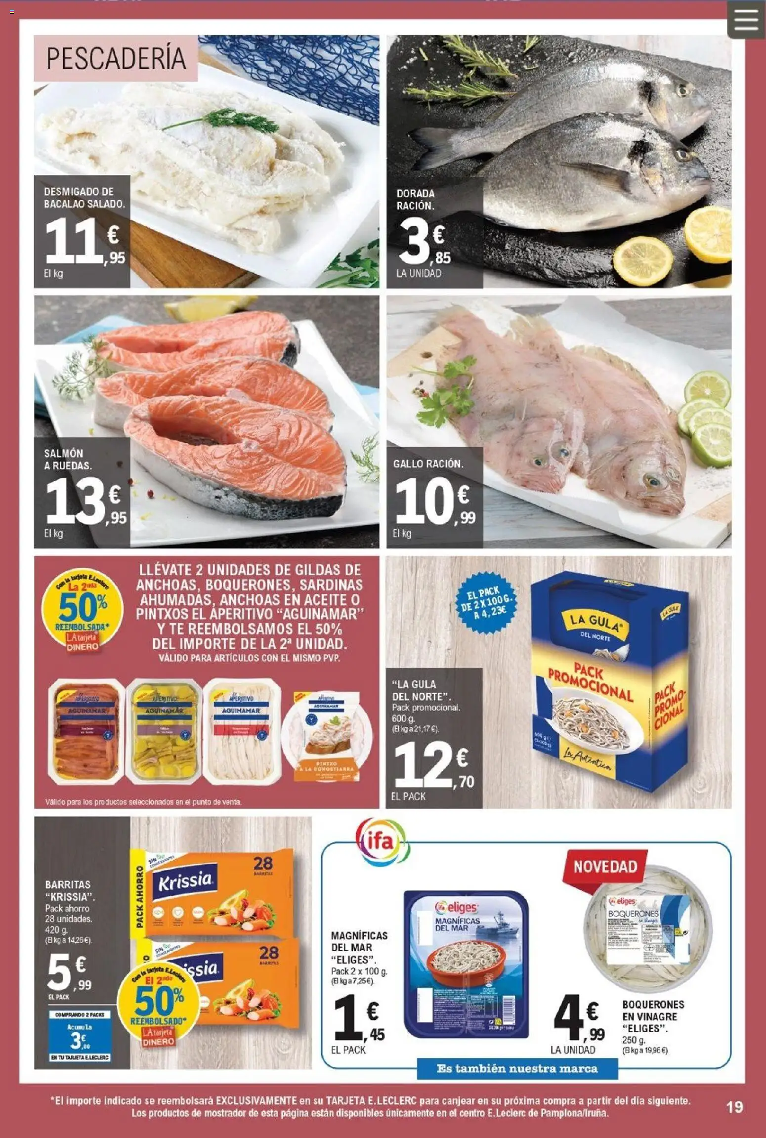 E.Leclerc folleto │ válido desde el 25.03.2026 | Página: 19 | Productos: Aceite, Té, Δεξαμενή