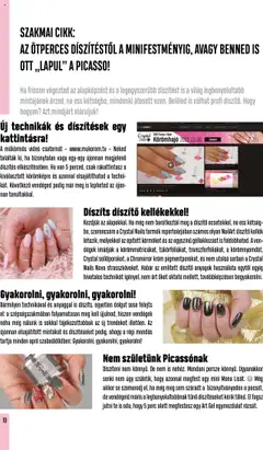 Crystal Nails akciós ujság - amely érvényes a következő dátumtól: 07.09.2025 | Oldal: 10 | Termékek: Videó