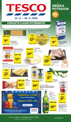 Náhled letáku Tesco leták - Hypermarket od 22.04.2026
