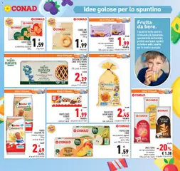 Anteprima del volantino CROSTATINE AL FARRO CONAD VERSO NATURA, biologiche al mirtillo 270 g conf. da 6 pezzi valido a partire dal 07.01.2026 | Pagina: 17