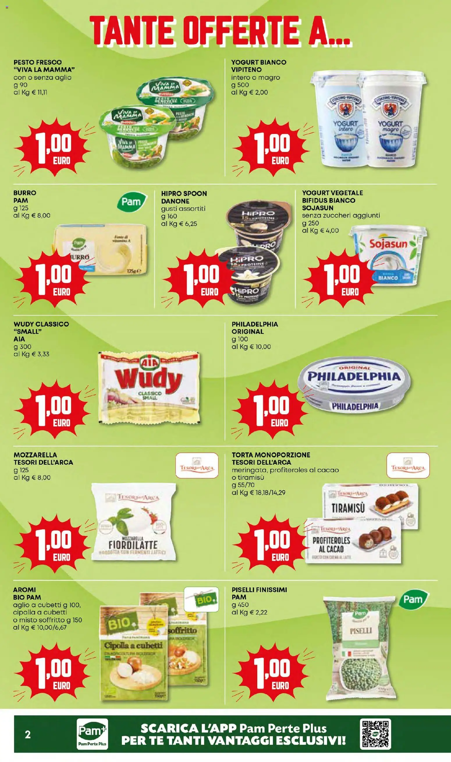 Volantino Panorama del 15.01.2026 | Pagina: 2 | Prodotti: Yogurt, Mozzarella, Piselli, Torta