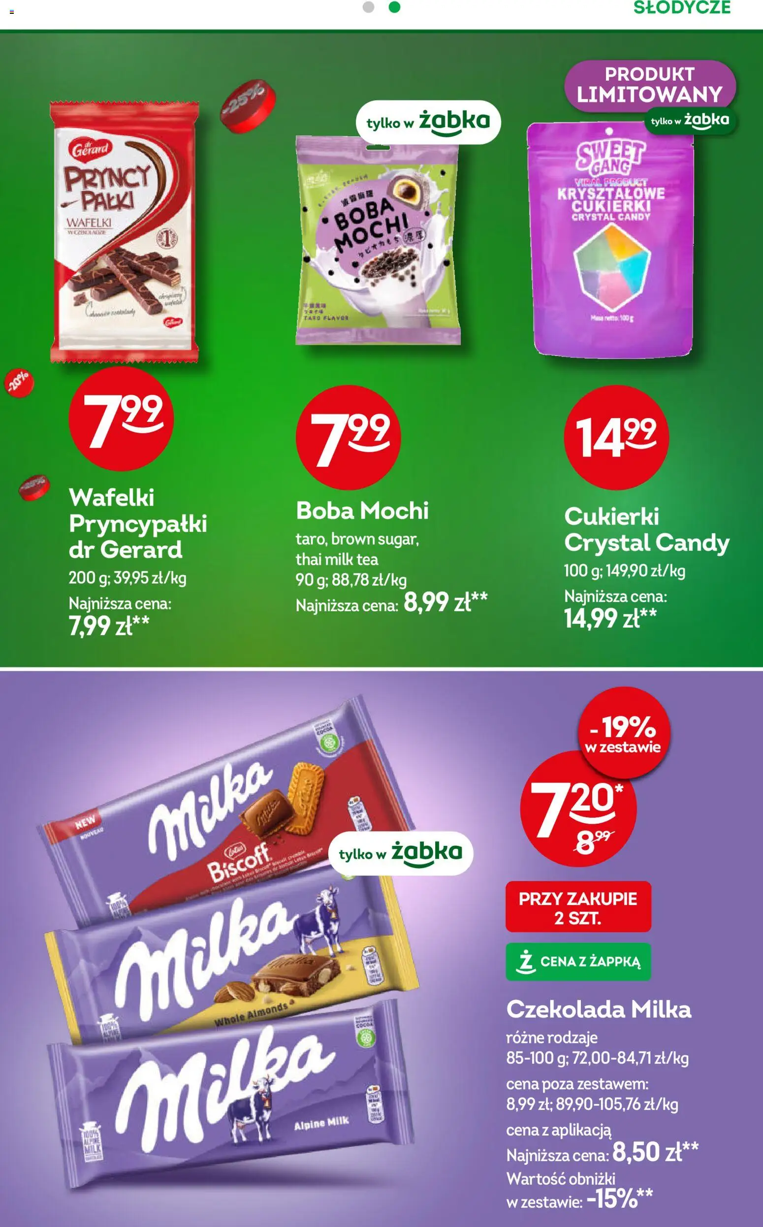 Żabka Gazetka od 22.10.2025 | Strona: 29 | Produkty: Milka, Wafelki PryncyPałki, Wafelki, Czekolada