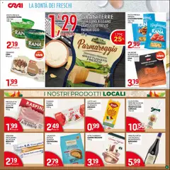 Anteprima del volantino CRAI volantino Torino valido a partire dal 26.03.2026 | Pagina: 9 | Prodotti: Prosciutto Crudo, Prosciutto Cotto, Parmigiano reggiano, Tomino