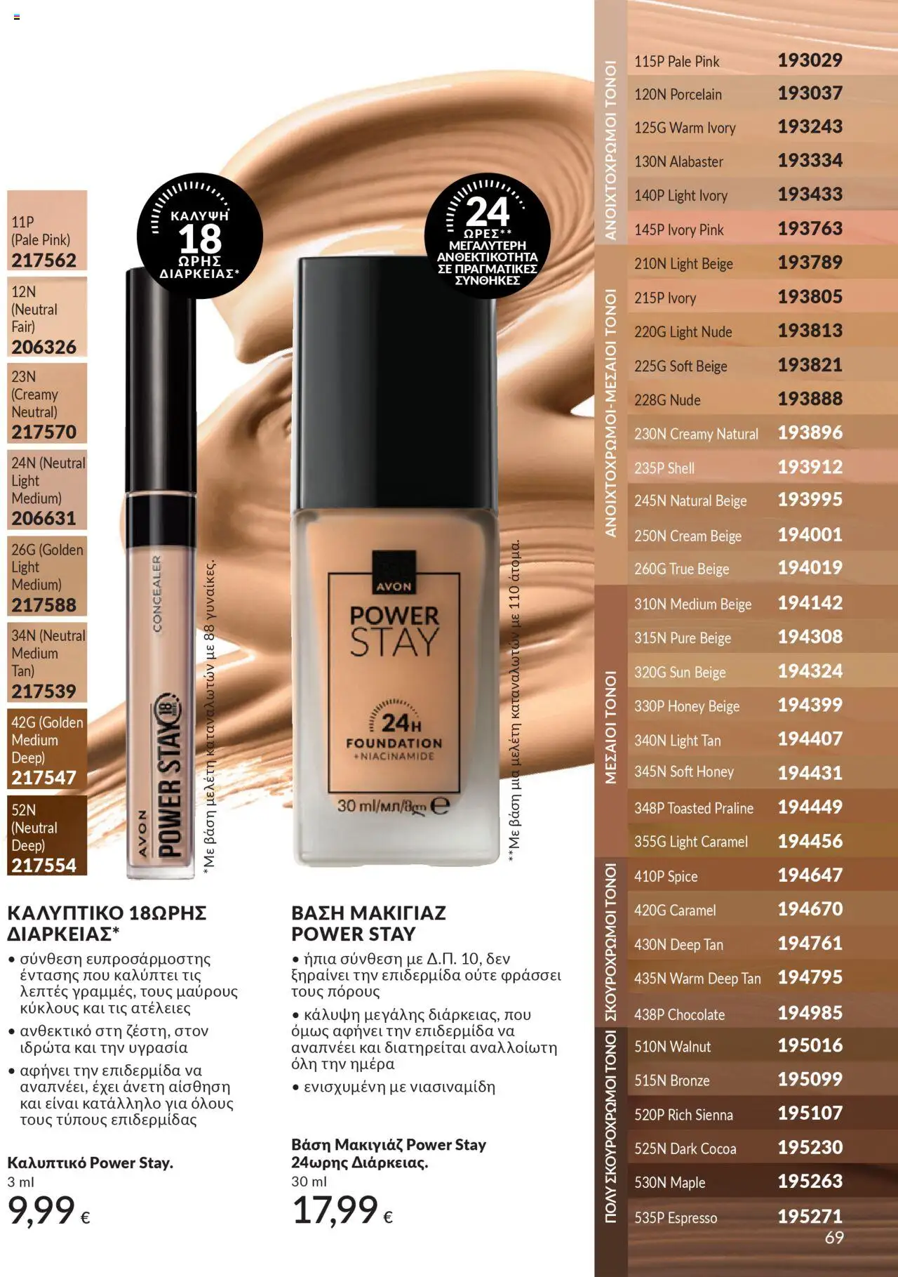  | Σελίδα: 69 | Προϊόντα: Βάση, Μακιγιάζ, Concealer