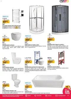 Senukai leidinys galioja nuo 31.03.2026 | Puslapis: 19 | Prekių: Dušo kabina, Vonia, Unitazas