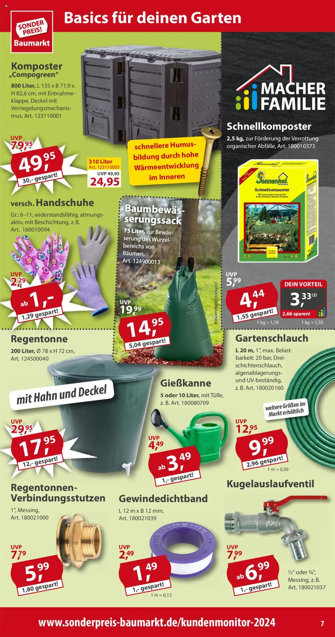 Sonderpreis Baumarkt Prospekt 	 - gültig ab dem 14.06.2025 | Seite: 7 | Produkte: Handschuhe