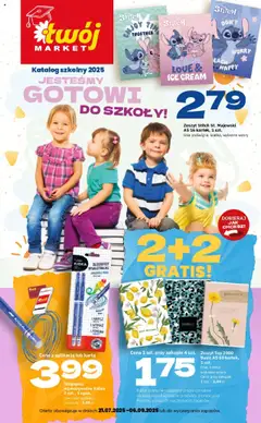 Pogląd oferty "Twój Market Gazetka - Gotowi do szkoły" - ważna od 21.07.2025